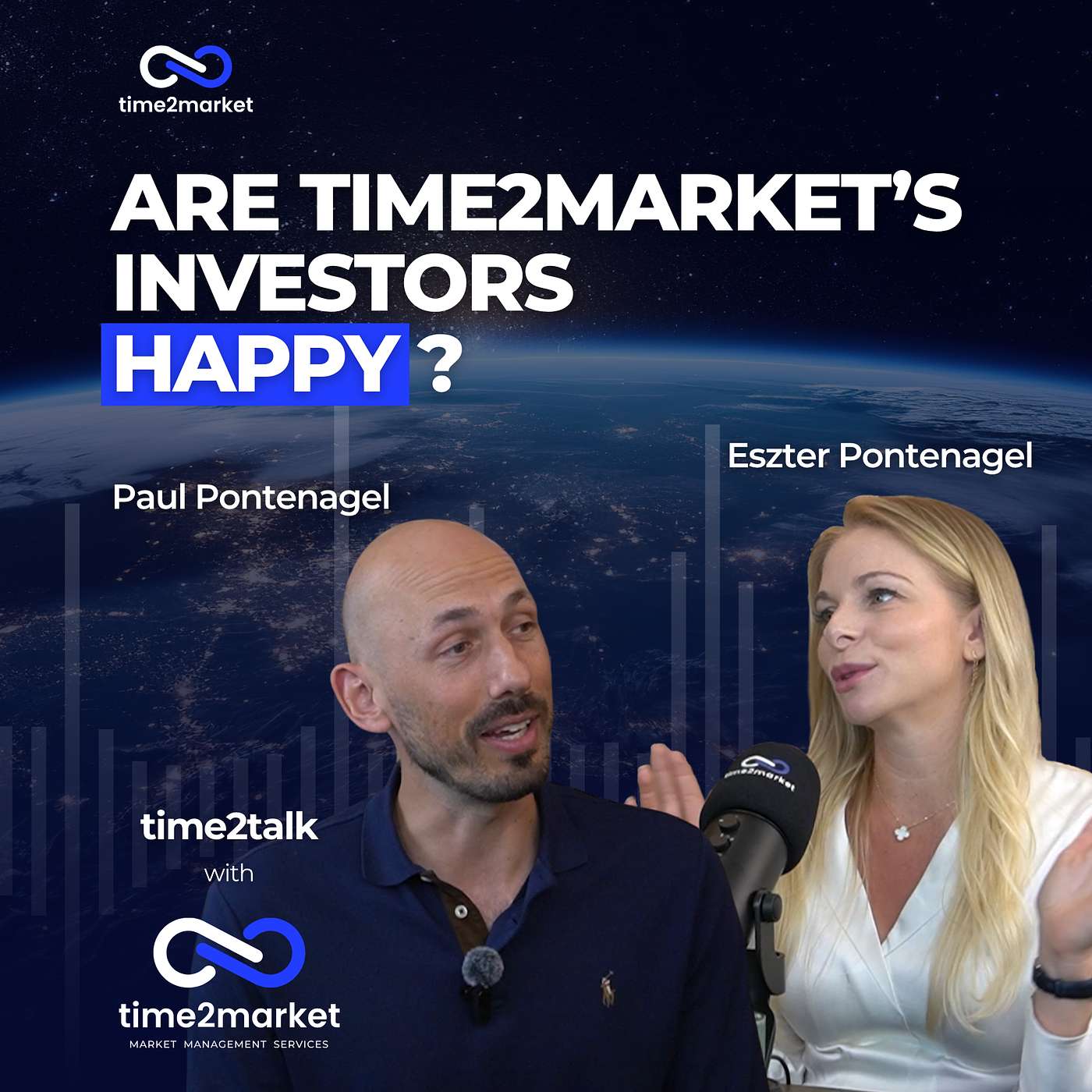 From One Laptop to 400 Projects: The Time2Market Story | Time2Talk with Eszter and Paul Pontenagel episode artwork