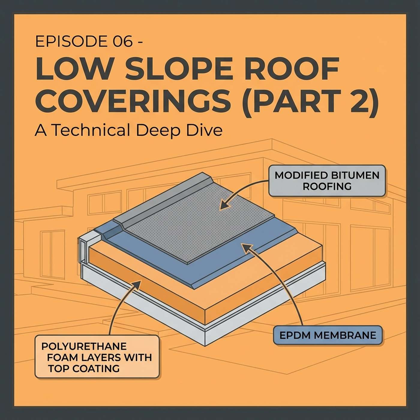 06 - LOW SLOPE ROOF COVERINGS (PART 2) episode artwork