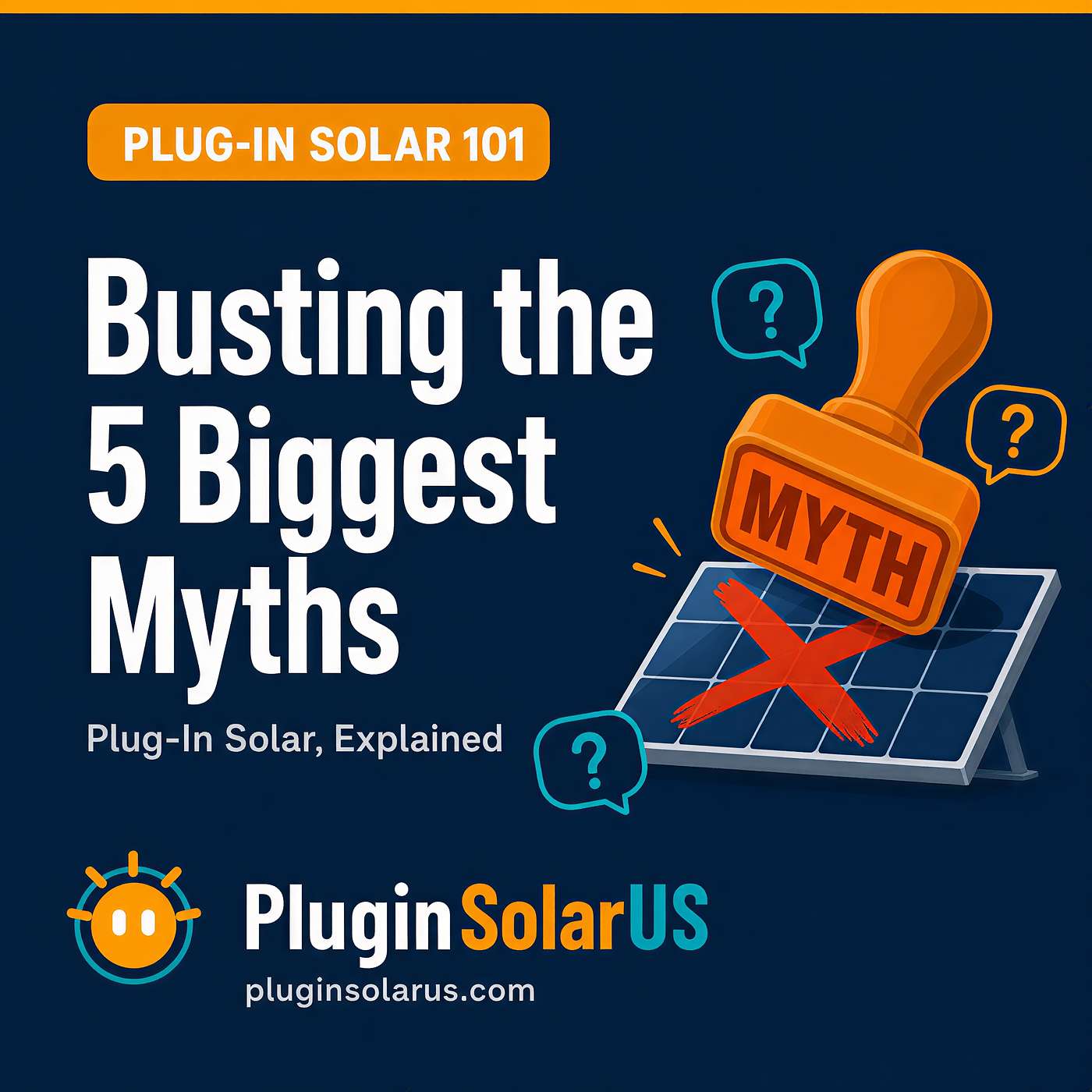 Plug-In Solar 101: Busting the 5 Biggest Myths episode artwork