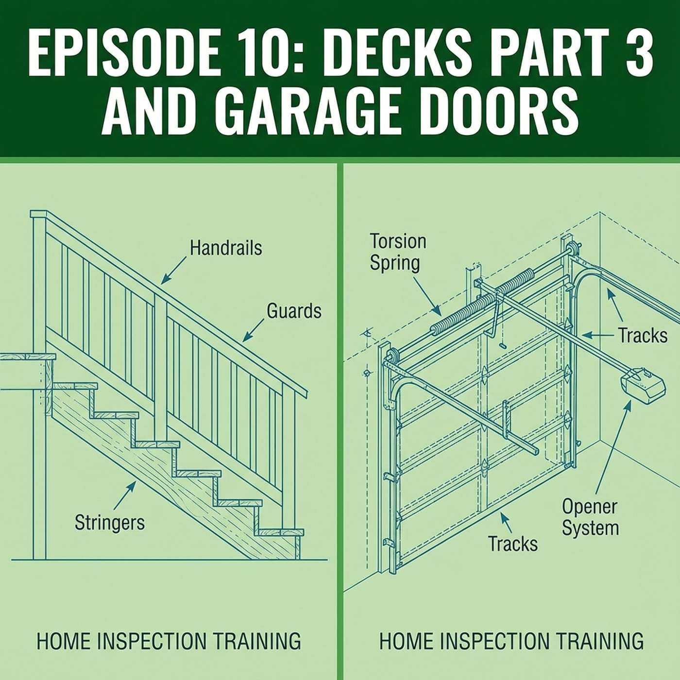 10 - DECKS (PART 3) AND GARAGE DOORS episode artwork