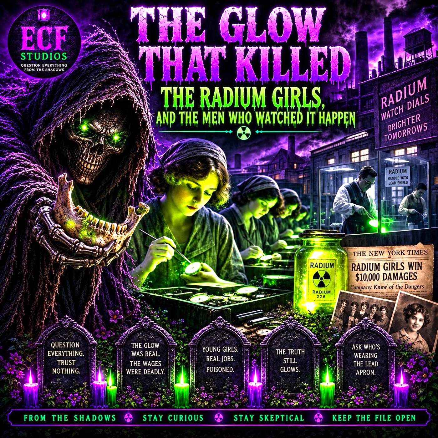 The Glow That Killed — The Radium Girls, and the Men Who Watched It Happen episode artwork