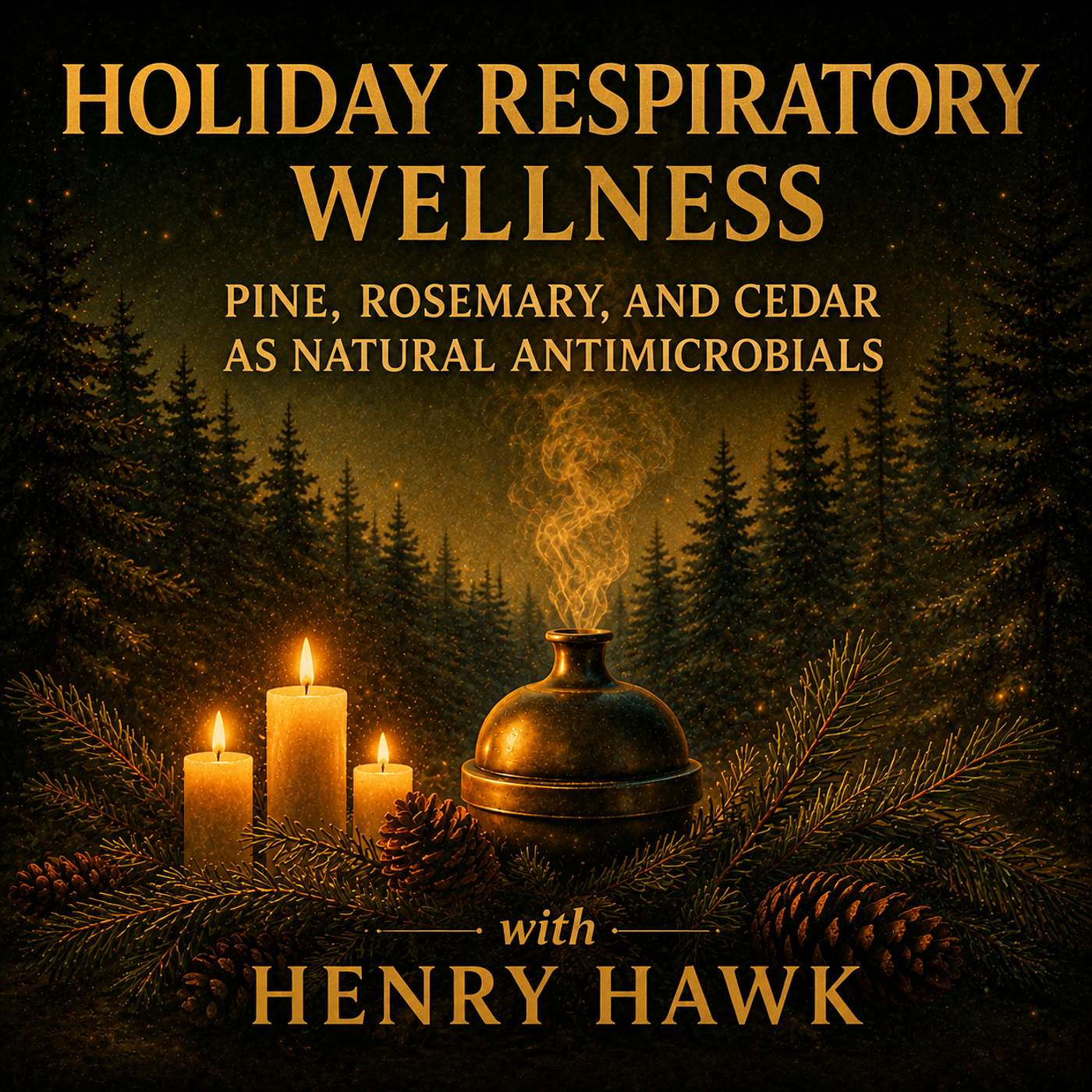 Holiday Respiratory Wellness: Pine, Rosemary, and Cedar as Natural Antimicrobials | Henry Hawk episode artwork
