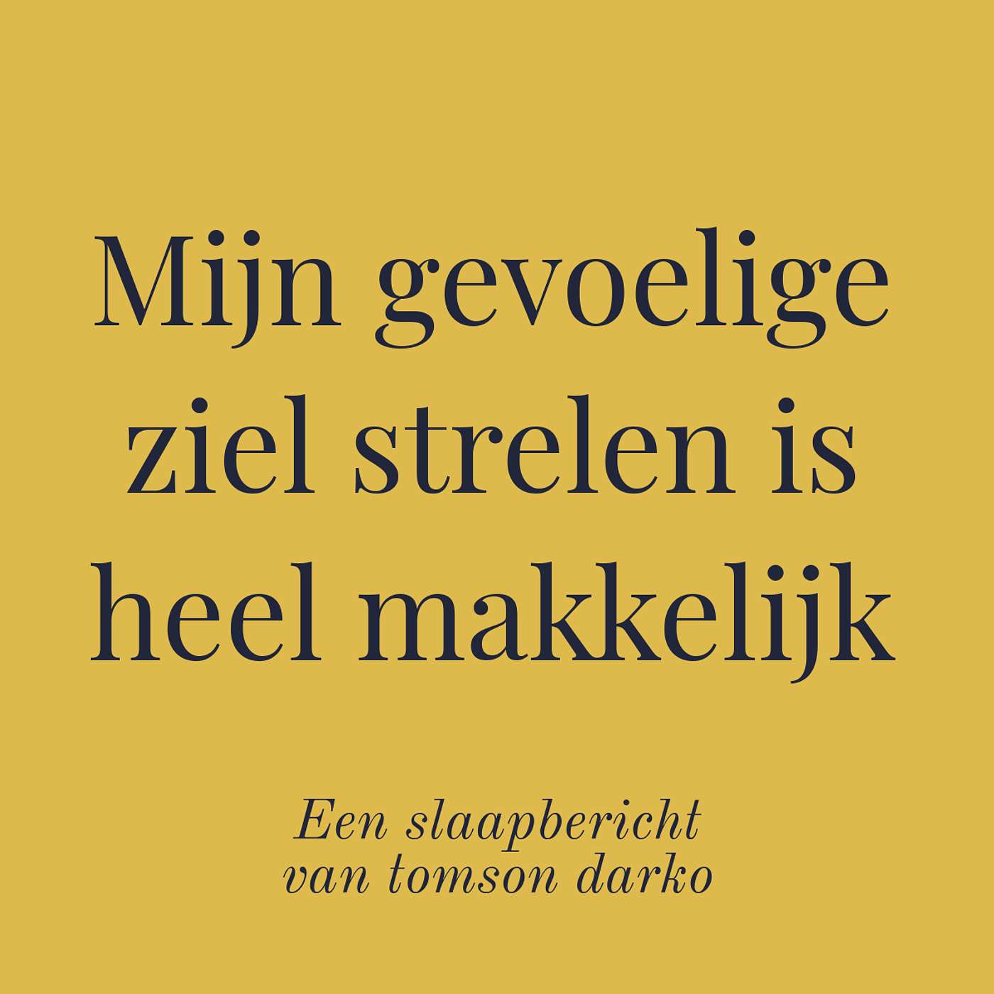 🎧 Het leven geeft je altijd zorgen