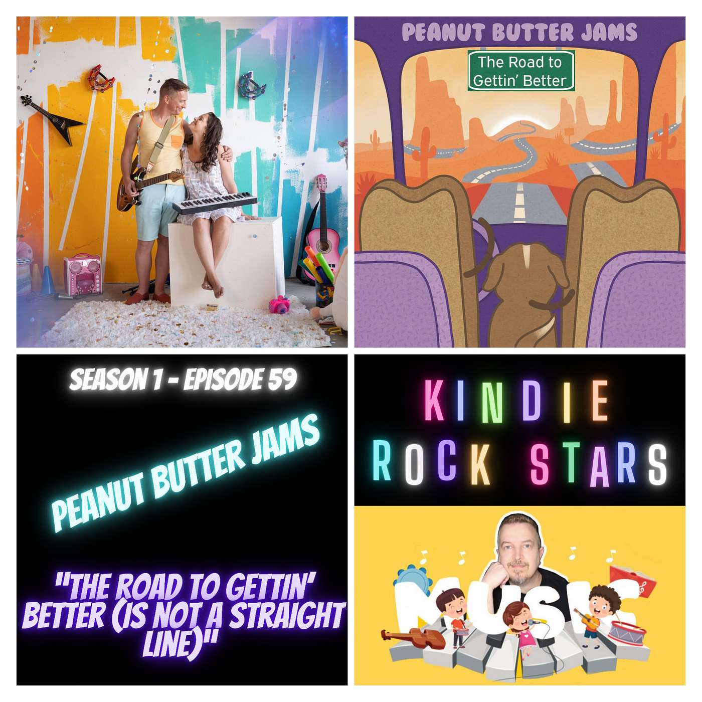 Ep 59 - PEANUT BUTTER JAMS - The Road to Gettin' Better (Is Not a Straight Line)