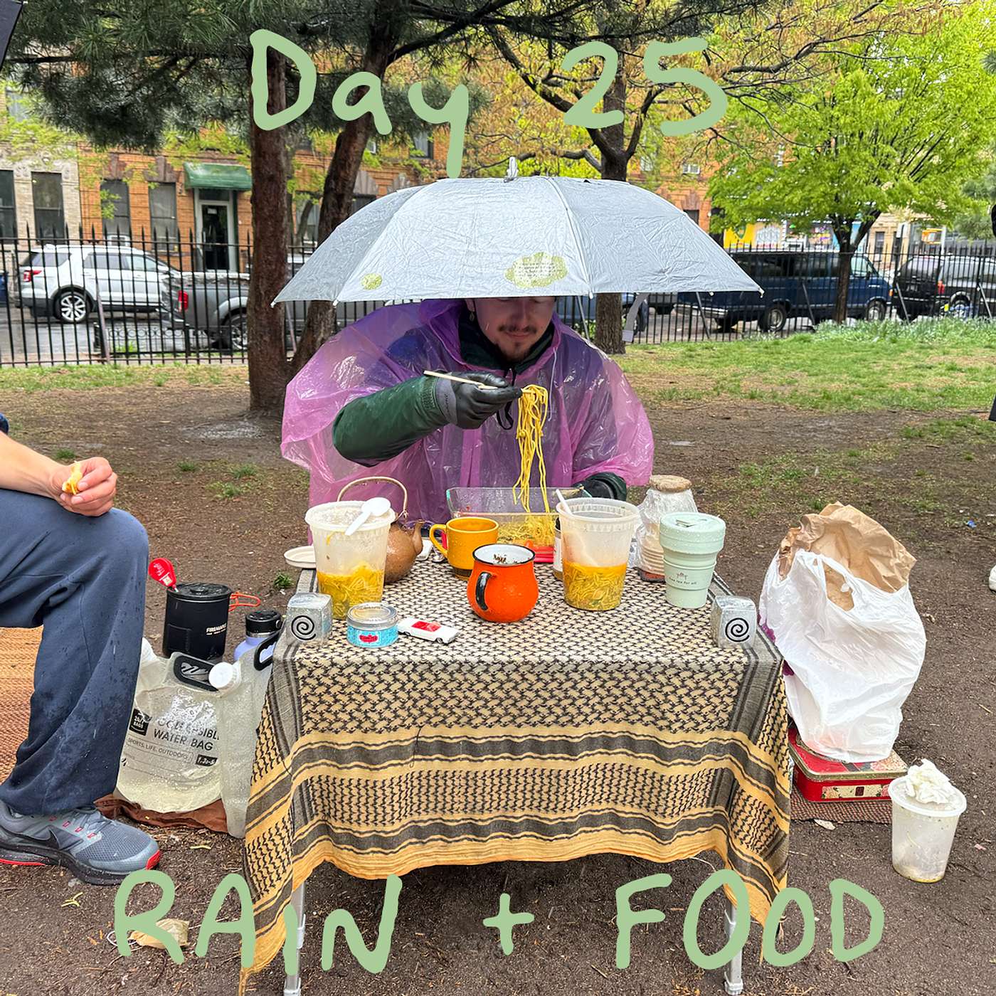 Day 25 𖦹 RAIN + FOOD episode artwork