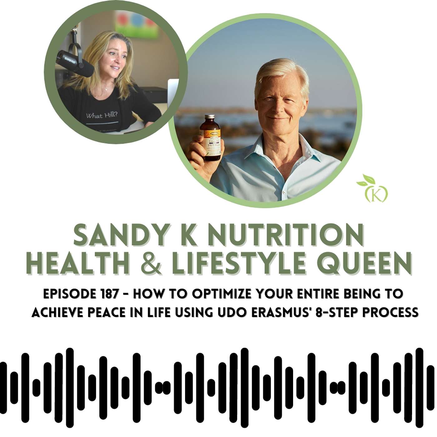 Episode 187 - How to Optimize Your Entire Being to Achieve Peace In Life Using Udo Erasmus' 8-Step Process
