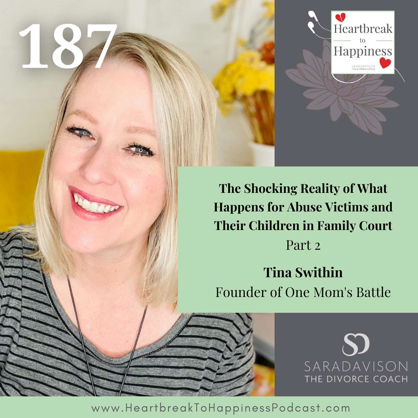 The Shocking Reality of What Happens for Abuse Victims and Their Children in Family Court, with Tina Swithin - Part II episode artwork