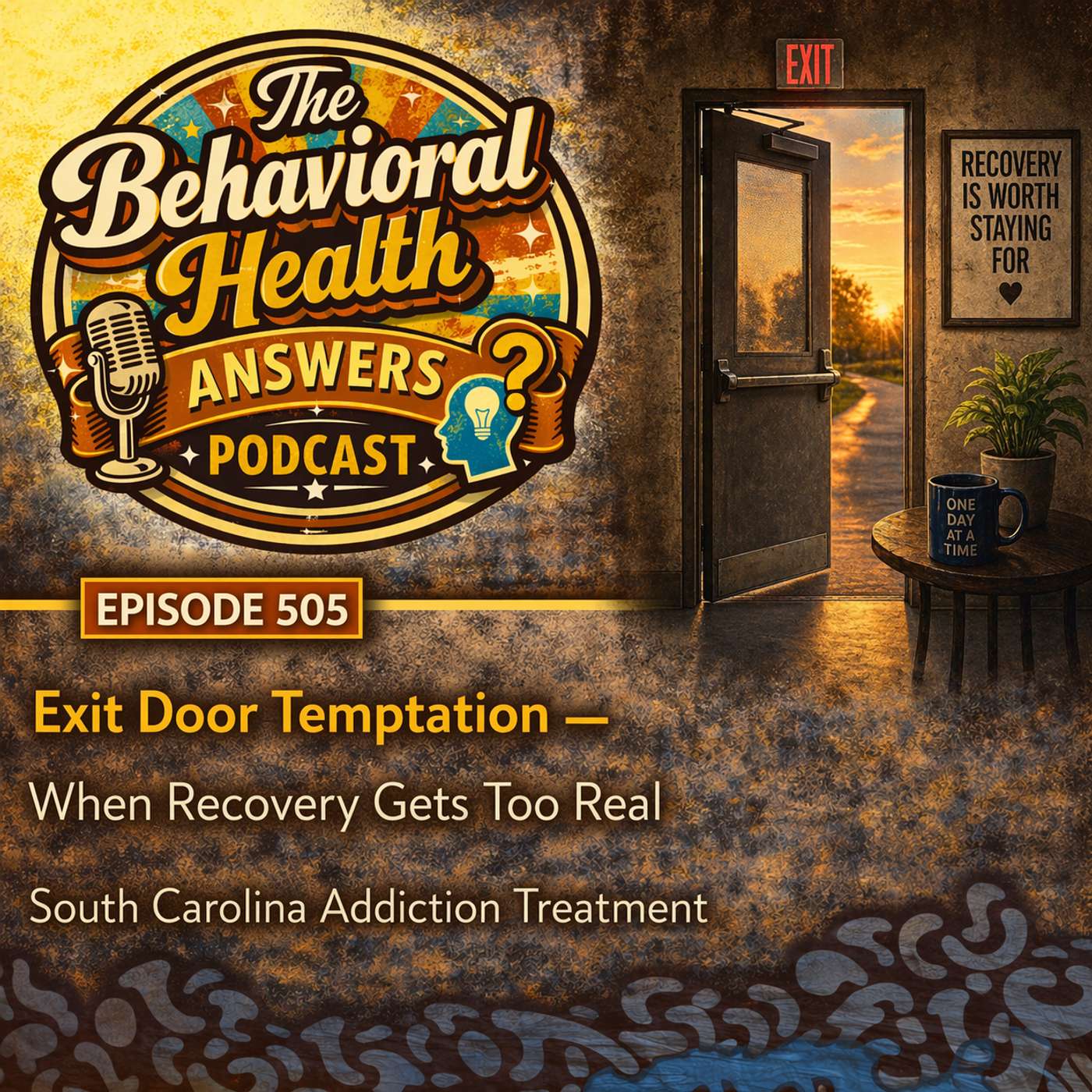 Episode 505: Exit Door Temptation - When Recovery Gets Too Real | South Carolina Addiction Treatment episode artwork