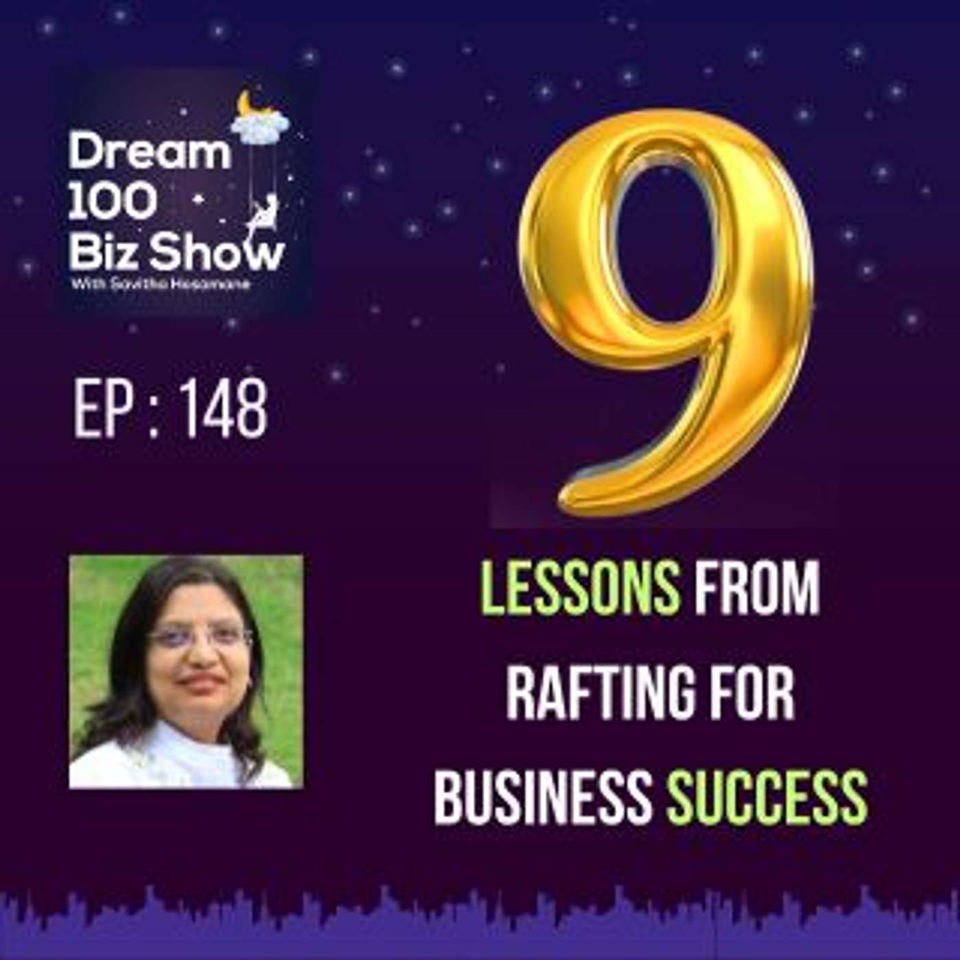 148th Episode: 9 Lessons from Rafting for Business Success with Savitha Hosamane