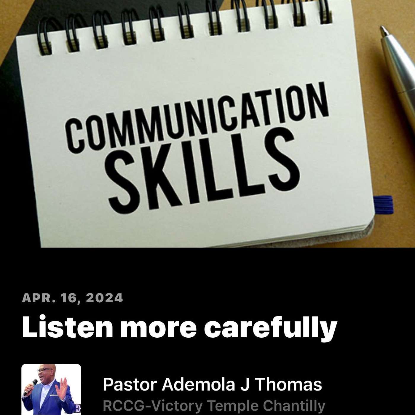 Listen More Carefully episode artwork