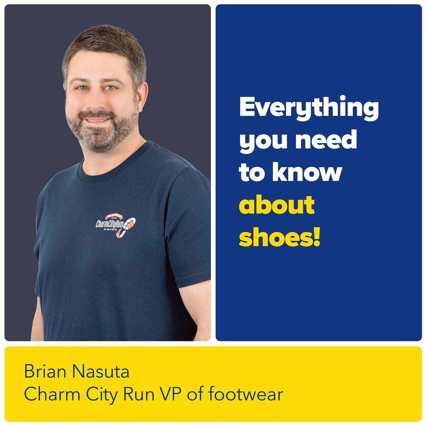 cover of episode Sole Searching, Finding the Right Shoe with Charm City Run Shoe Expert, Brian Nasuta