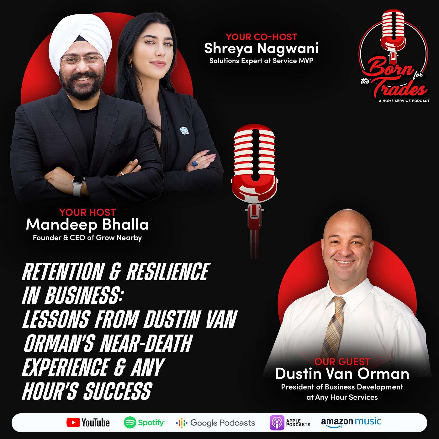 Episode 6: Retention & Resilience in Business: Lessons from Dustin Van Orman's Near-Death Experience & Any Hour's Success