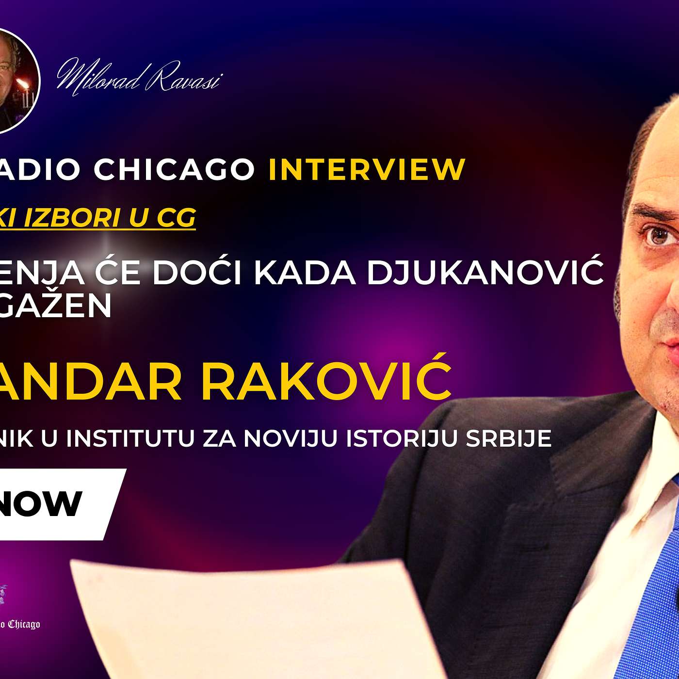 NEW! ALEKSANDAR RAKOVIĆ - DO POMIRENJA ĆE DOĆI KADA DJUKANOVIĆ BUDE PREGAŽEN 03.17.2023