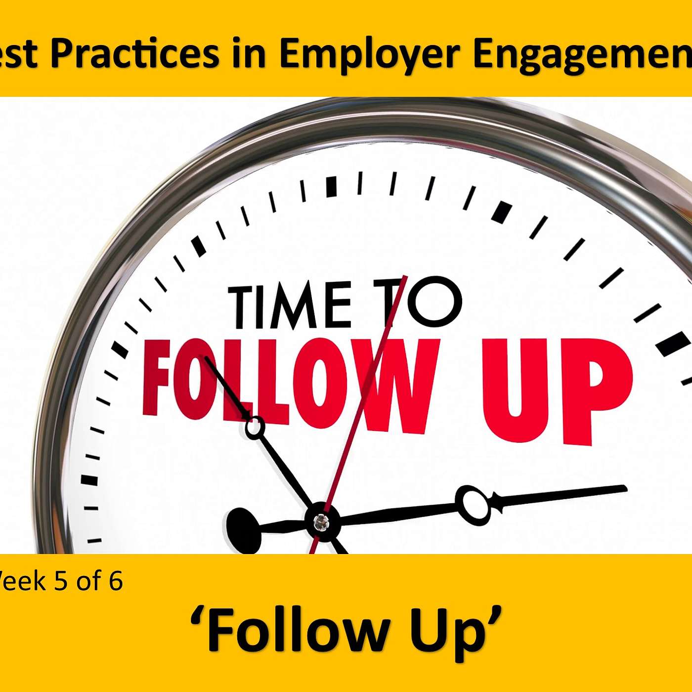 Maximizing your employment outcomes through follow-up -- #MotivatingMondays Episode 17 episode artwork