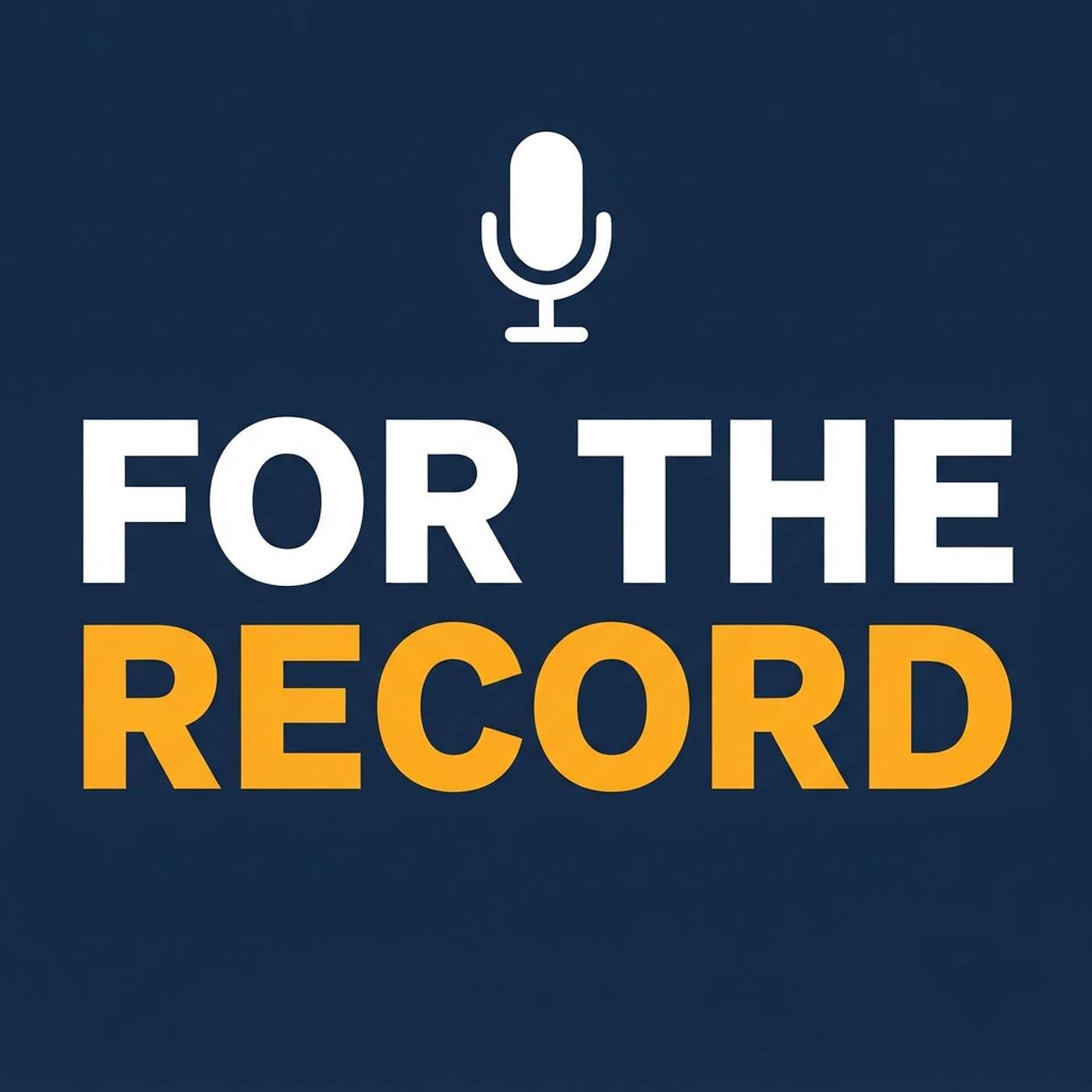 For the Record podcast artwork