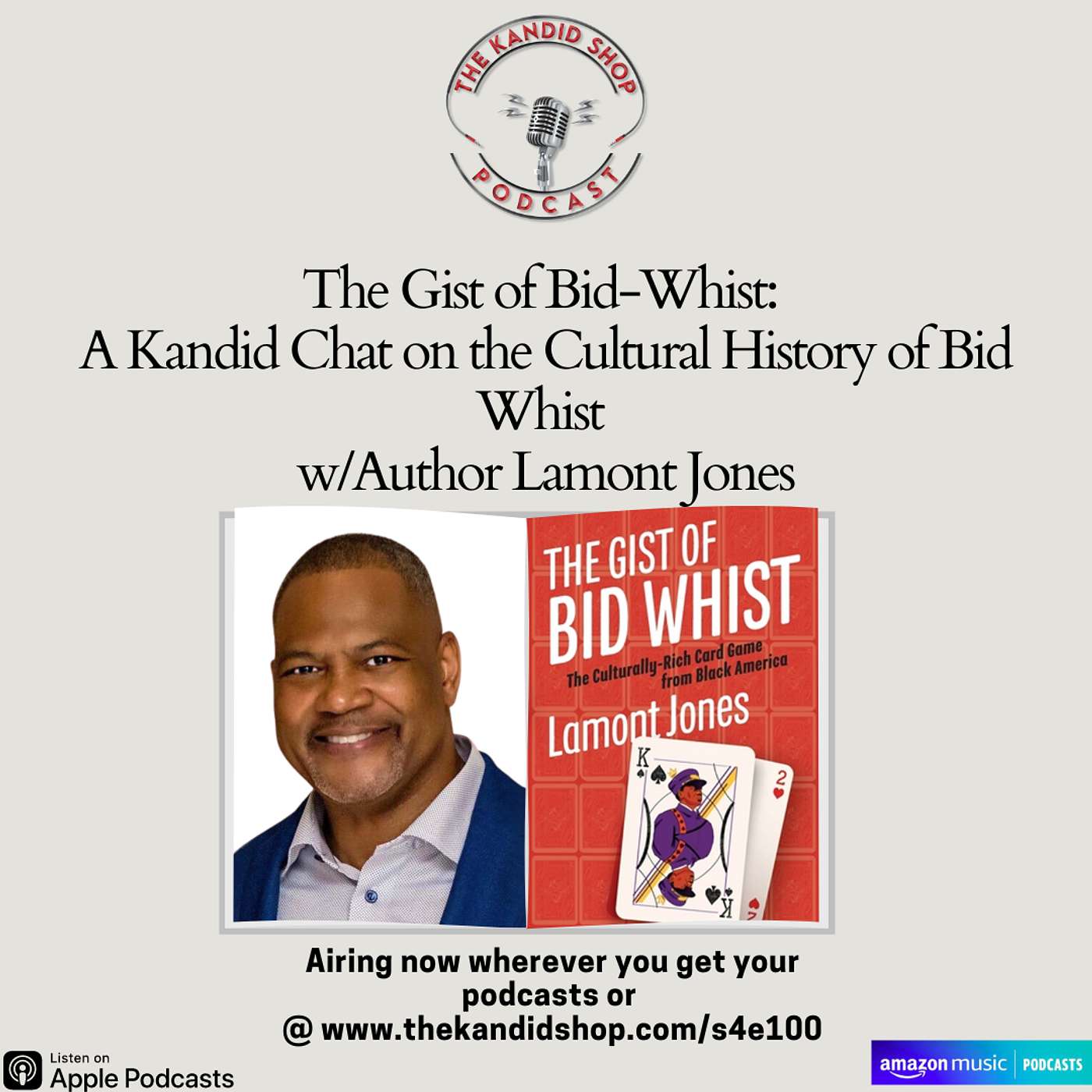 Episode image for The Gist of Bid-Whist: A Kandid Chat on the Cultural History of Bid Whist with Author Lamont Jones