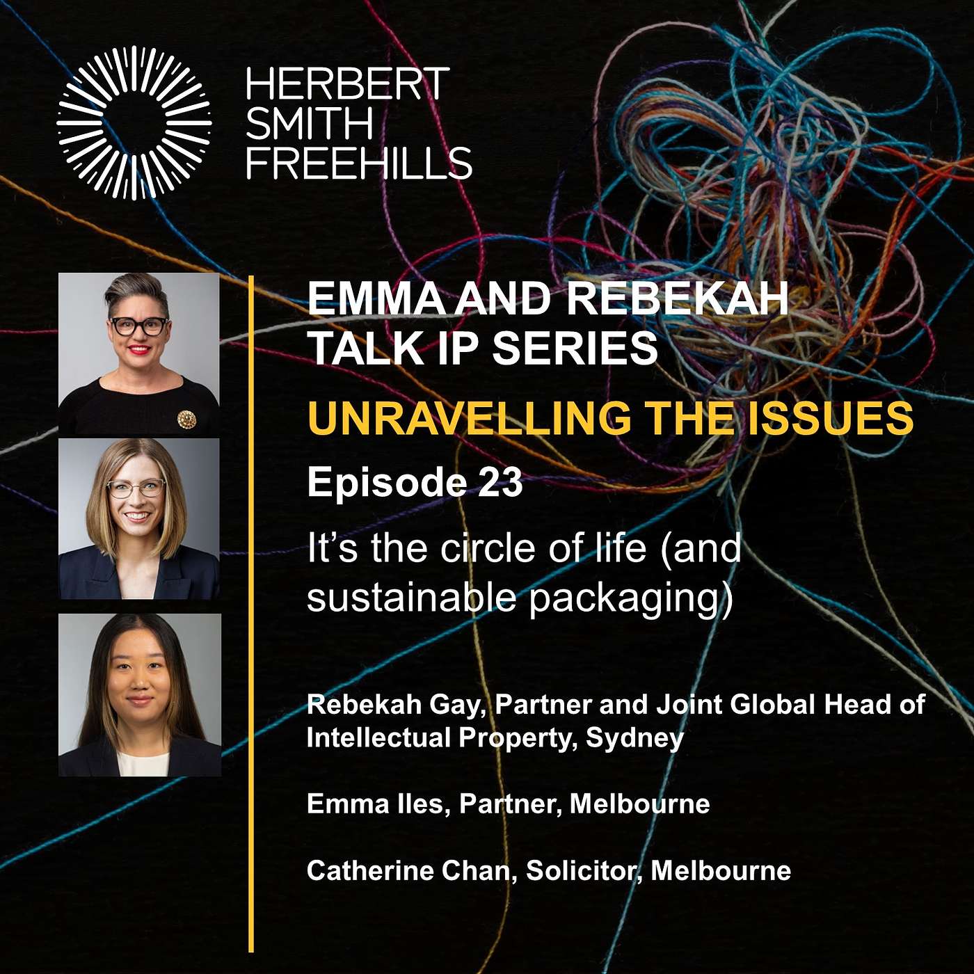 Emma and Rebekah Talk IP EP23: It’s the circle of life (and sustainable packaging) episode artwork