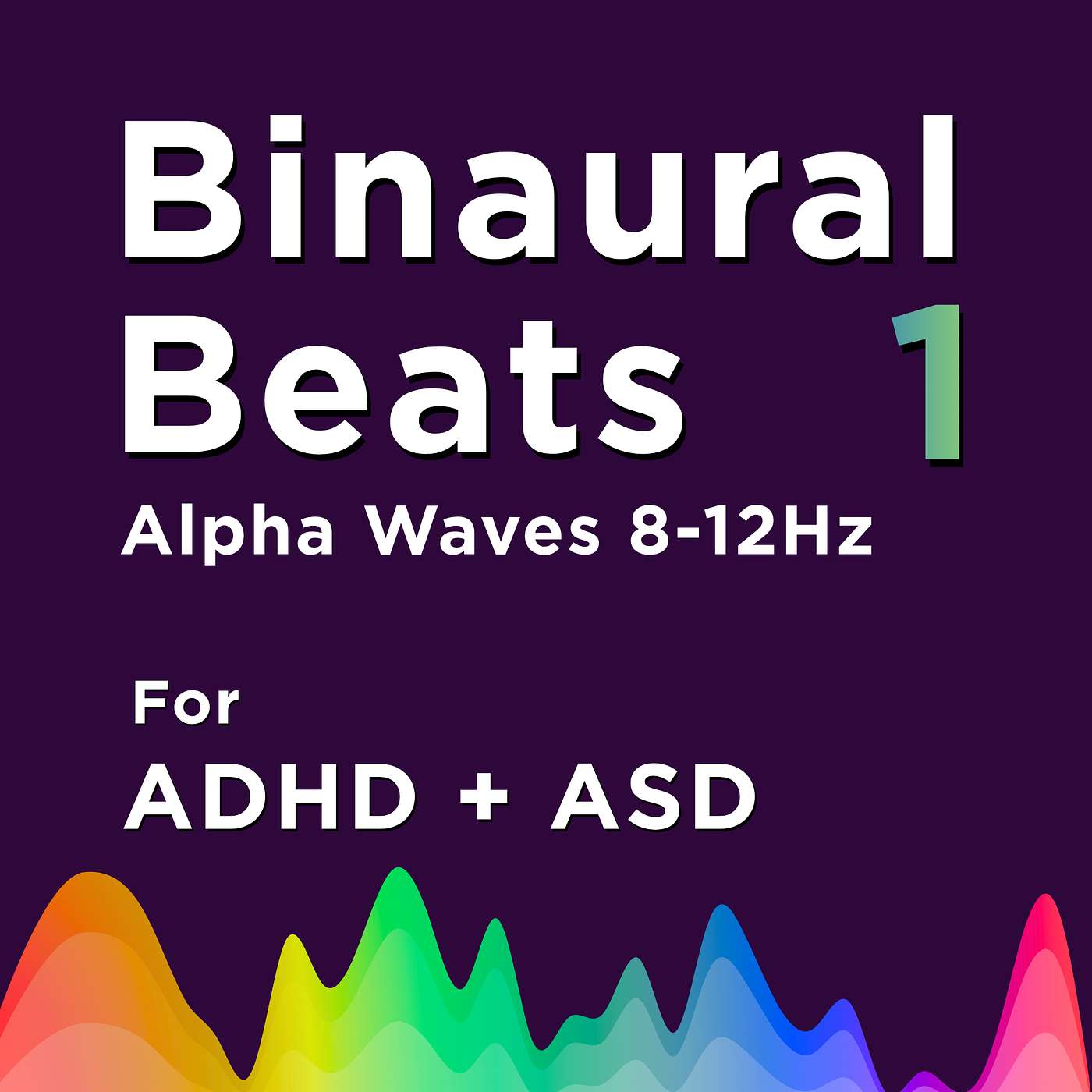 BINAURAL BEATS No.1 - ADHD Audio (Alpha 8-12Hz) with Pink Noise for Easing into Focus + Creative Flow