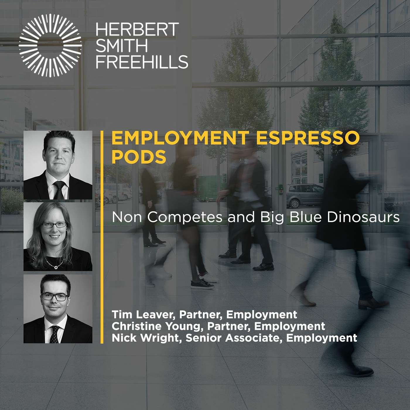 Employment Espresso Pods: Non Competes and Big Blue Dinosaurs episode artwork