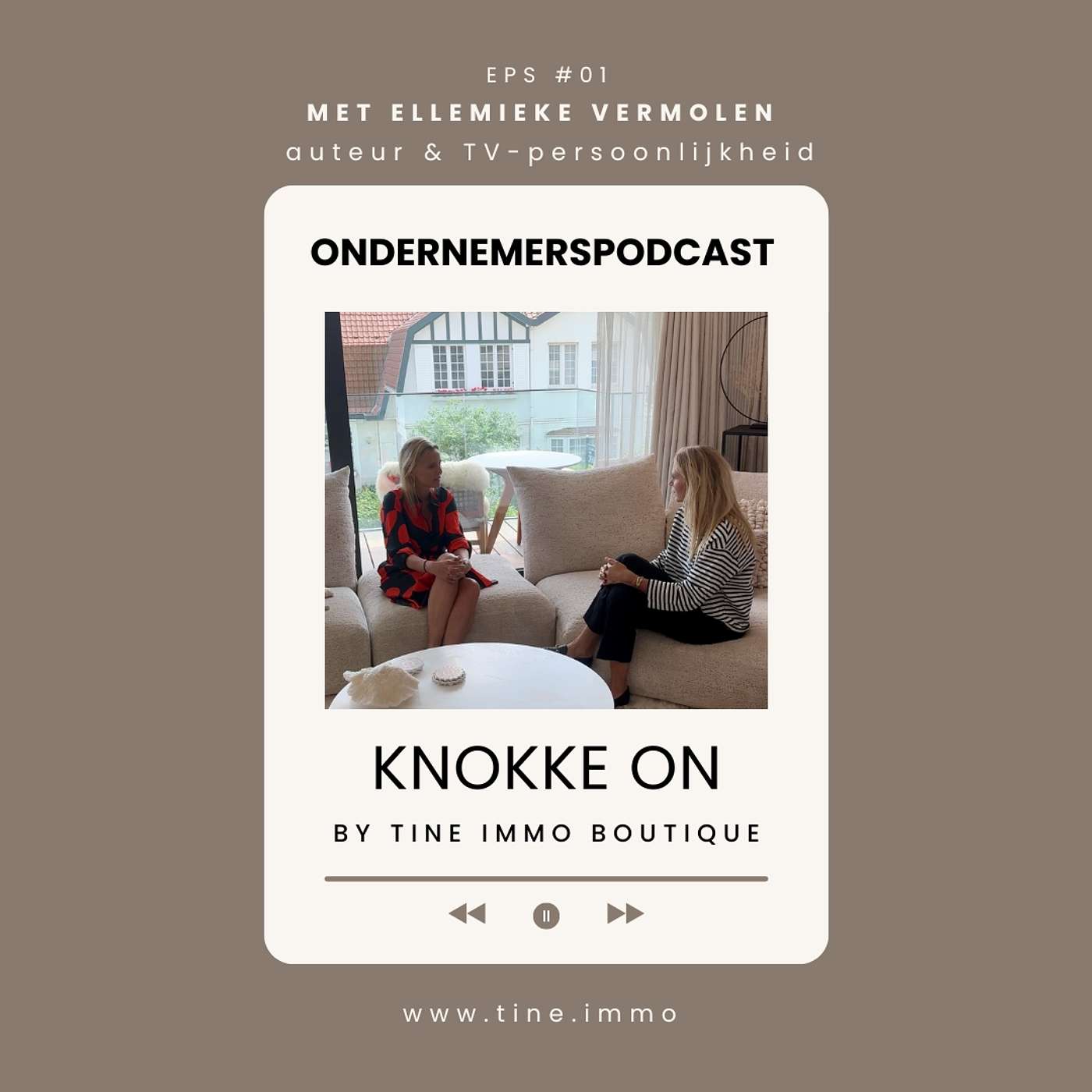 Ondernemen & ontspannen: een diepgaand gesprek met Ellemieke Vermolen over groei, Knokke en zelfontwikkeling. episode artwork