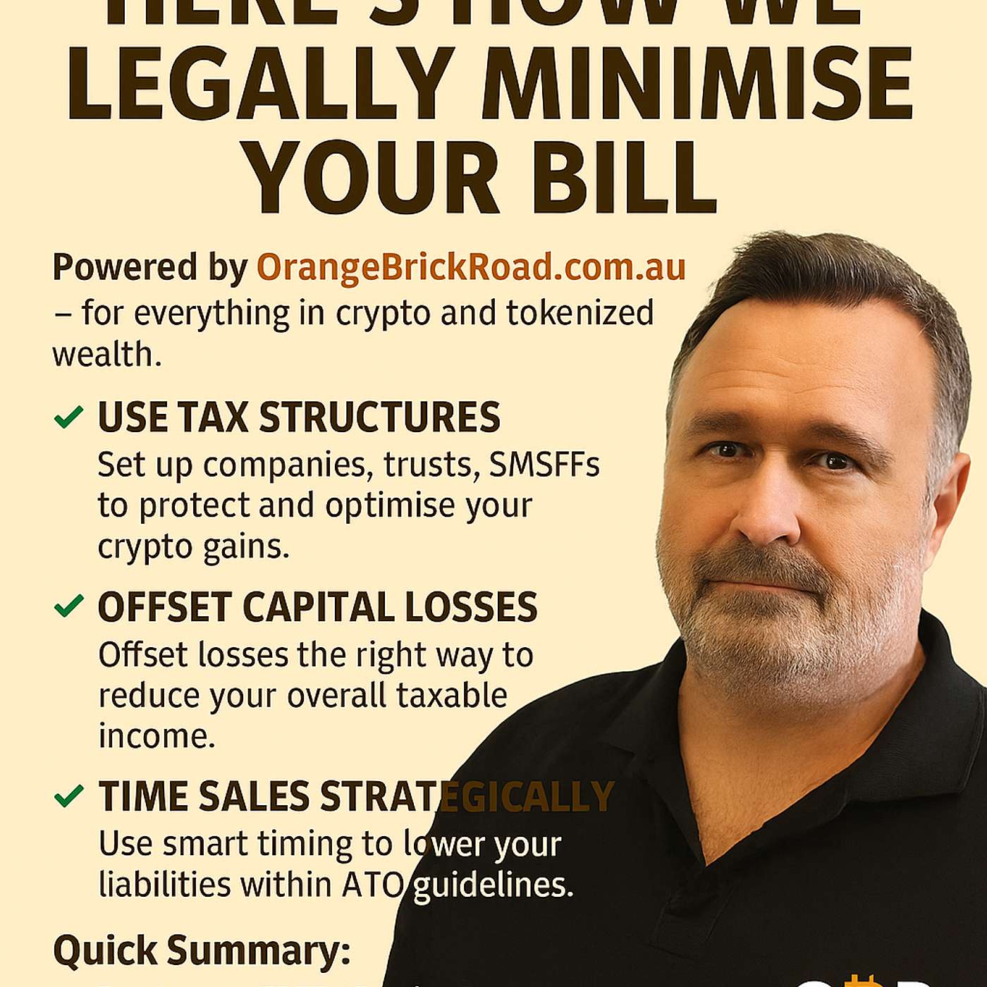 🚨 ATO is Cracking Down on Crypto 🚨  Powered by OrangeBrickRoad.com.au