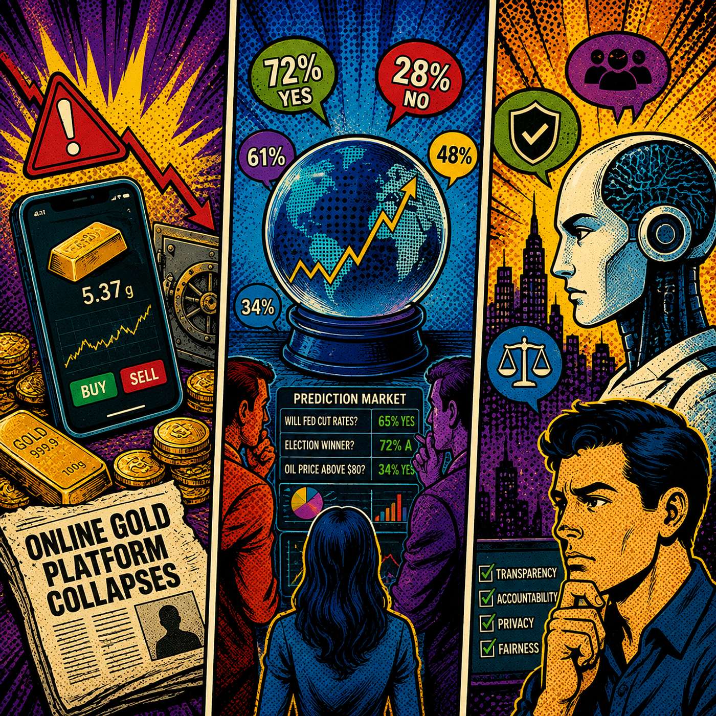 طلای آنلاین، Prediction Market و بحران اعتماد به AI episode artwork