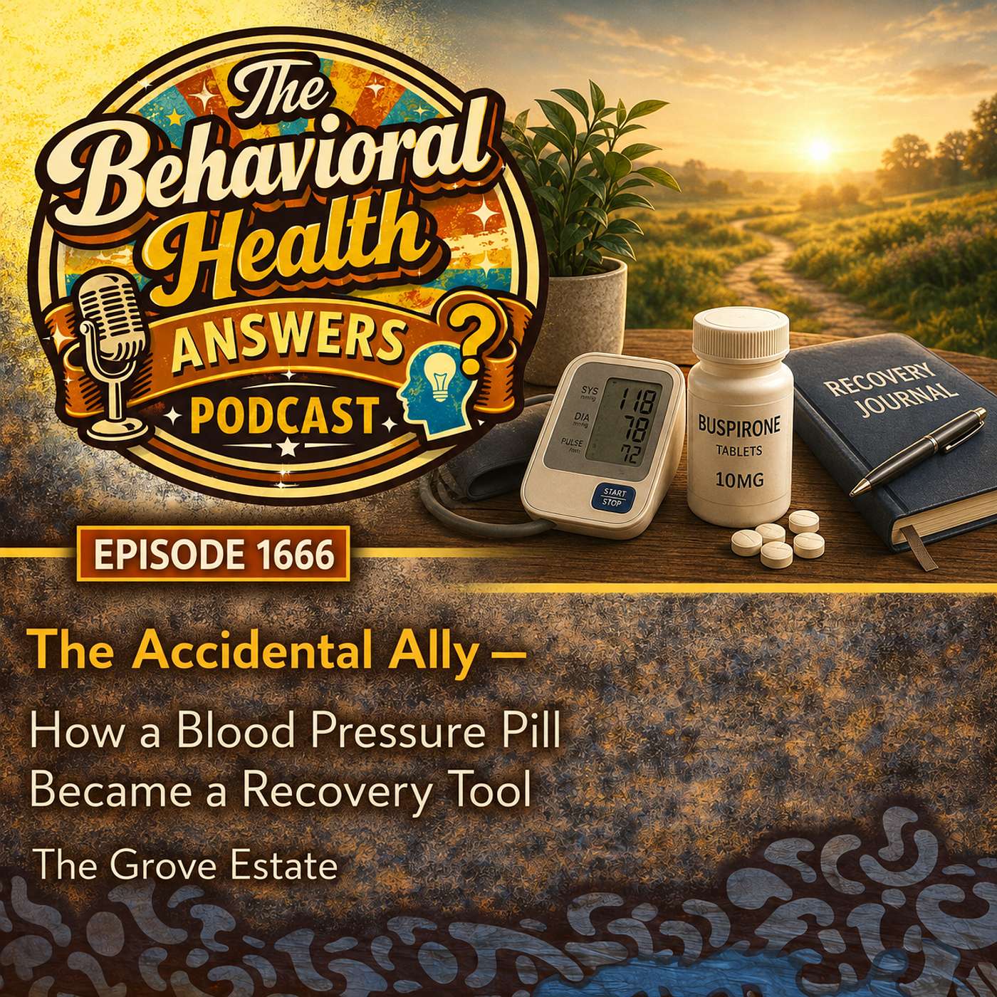 Episode 1666: The Accidental Ally - How a Blood Pressure Pill Became a Recovery Tool | The Grove Estate episode artwork
