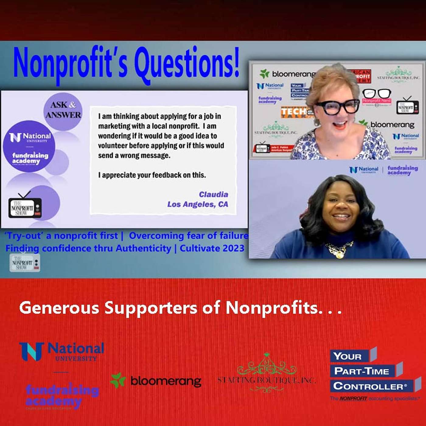 Nonprofit's Questions Of The Week!