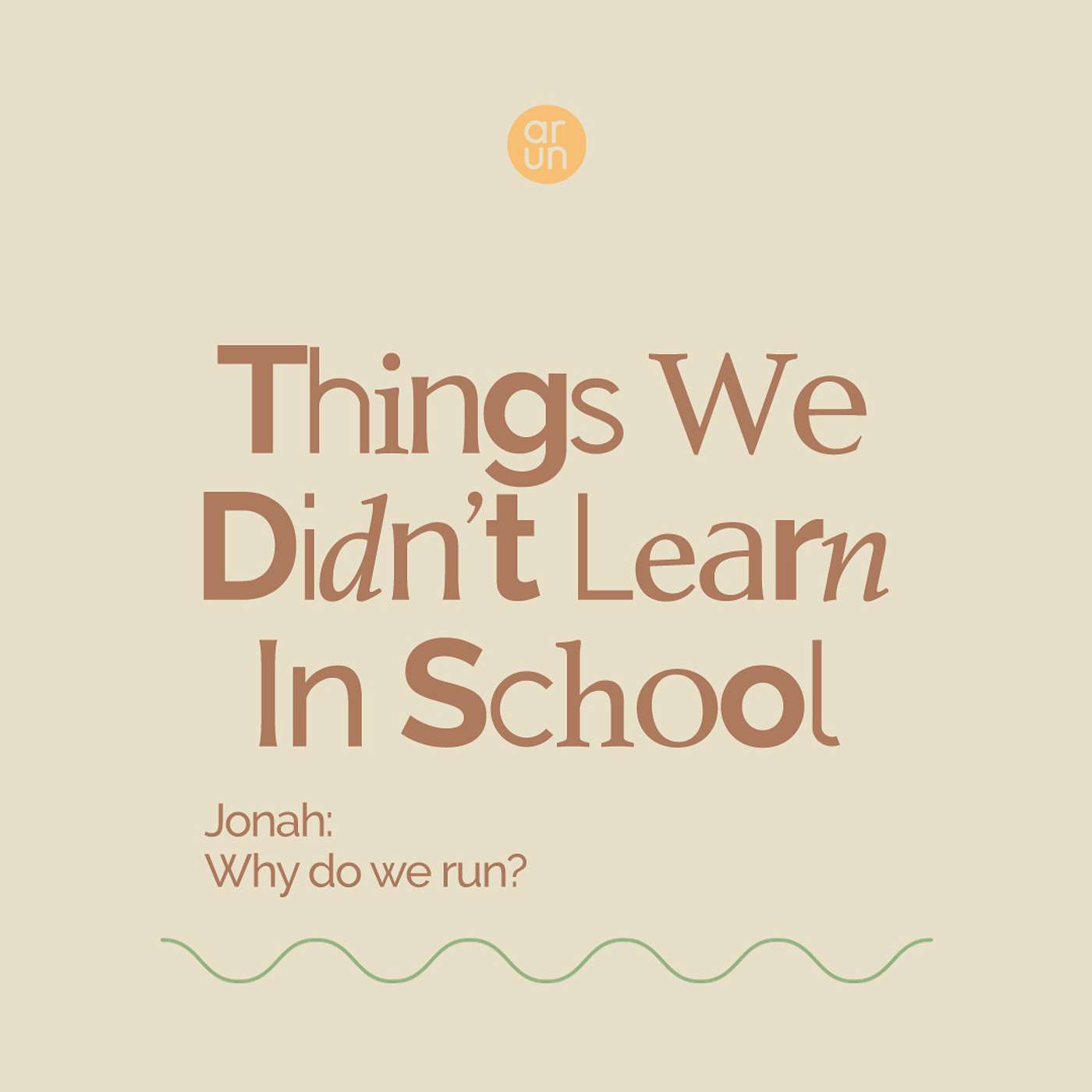Things We Didn't Learn In School: Lessons From The Prophets - Why Do We Run? episode artwork