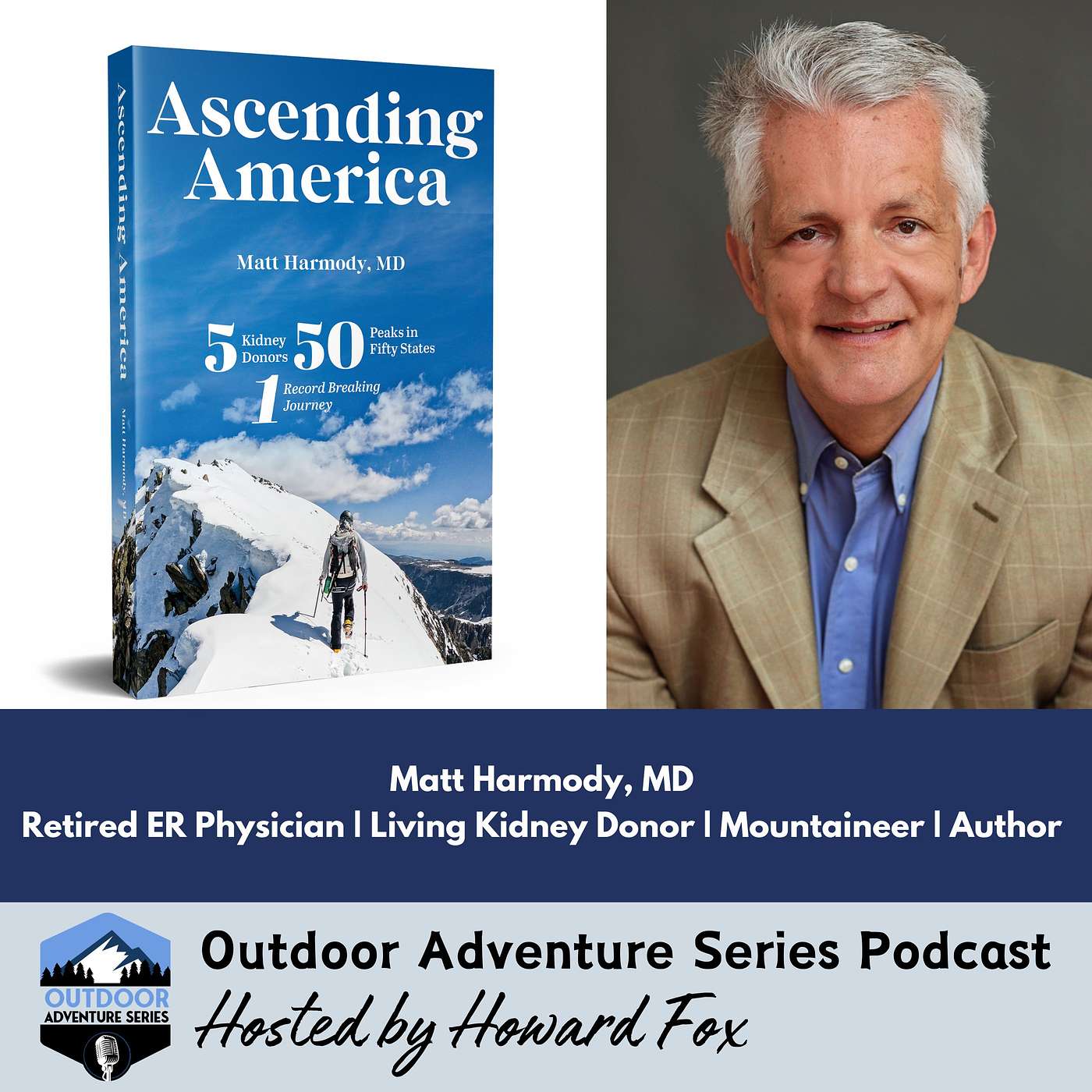 Ascending America: Adventure, Advocacy, and Peaks—Matt Harmody’s Mission to Inspire Living Kidney Donation