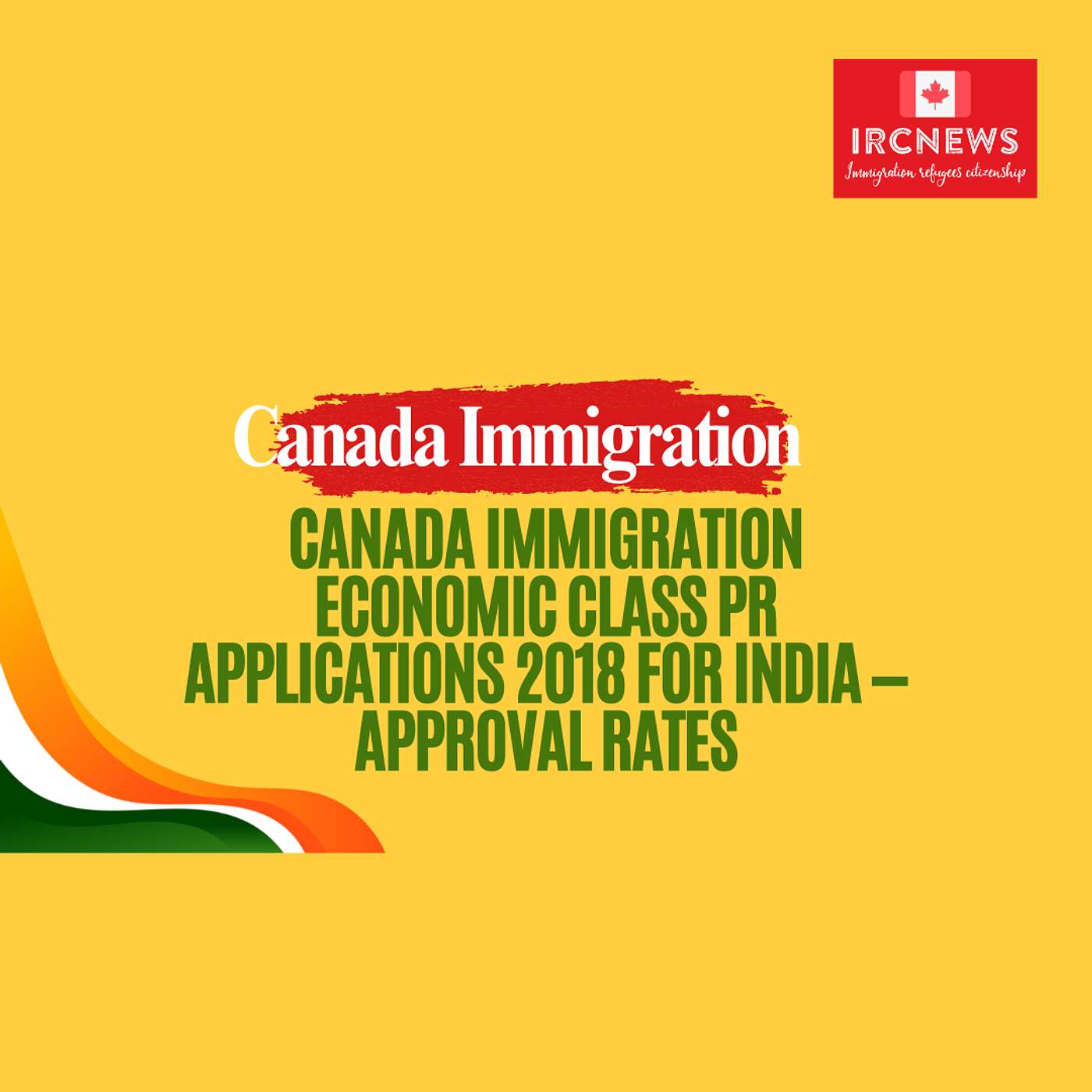 Canada Immigration Economic Class PR Applications 2018 for India — Approval Rates Canada Immigration Economic Class PR Applications 2018 for India — Approval Rates