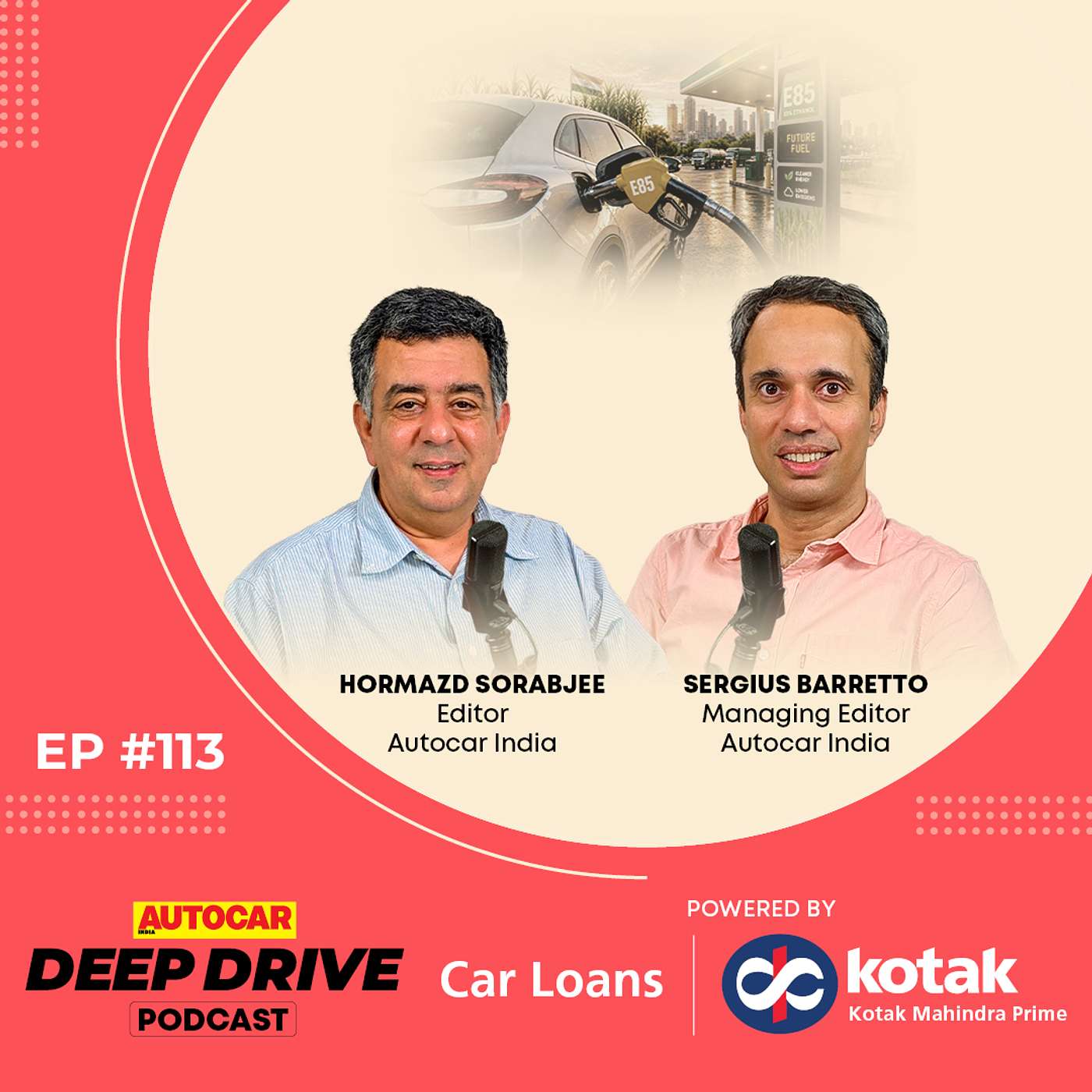 Flex fuel future - What E85 and E100 mean for you | Deep Drive Podcast | Autocar India episode artwork
