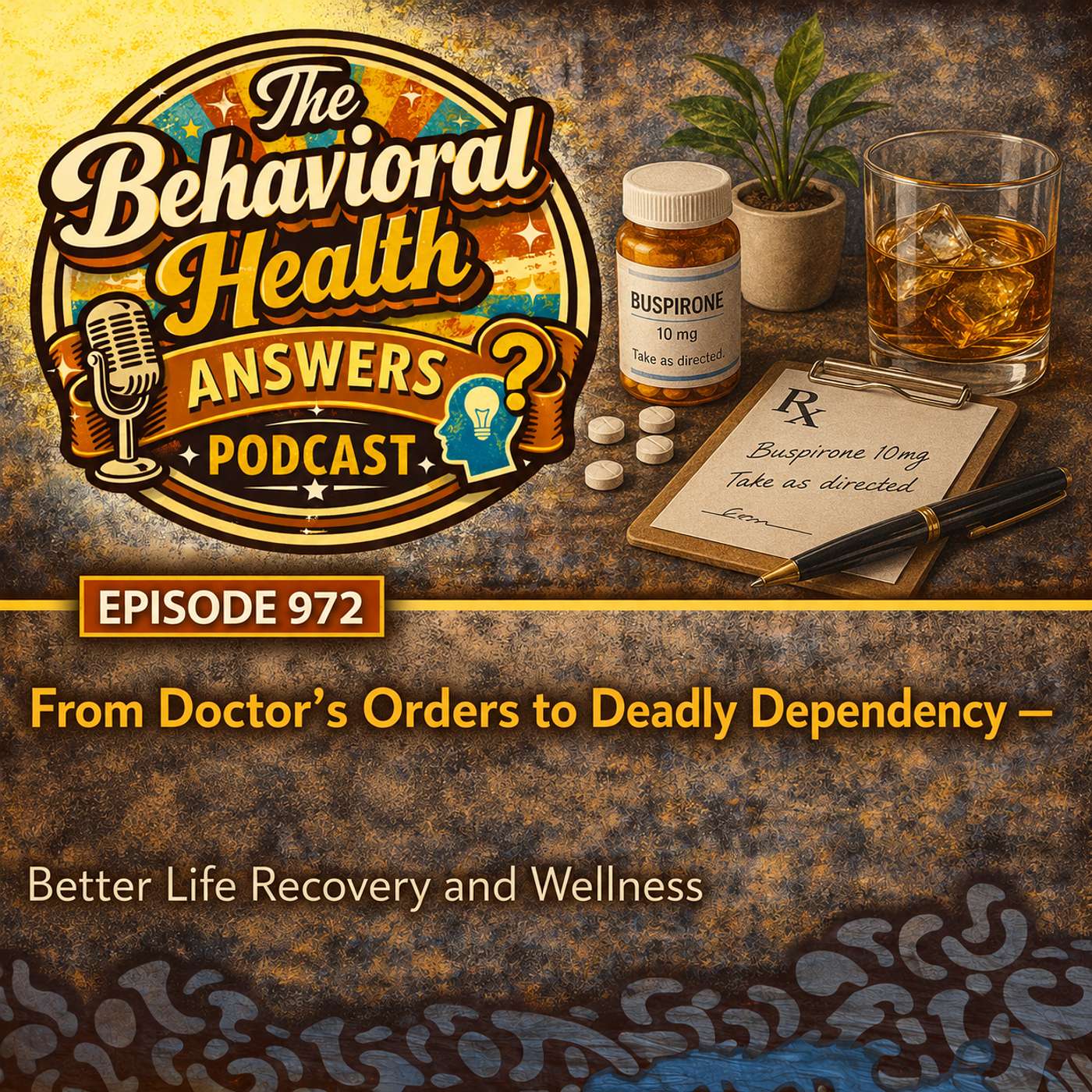 Episode 972: From Doctor's Orders to Deadly Dependency | Better Life Recovery and Wellness episode artwork