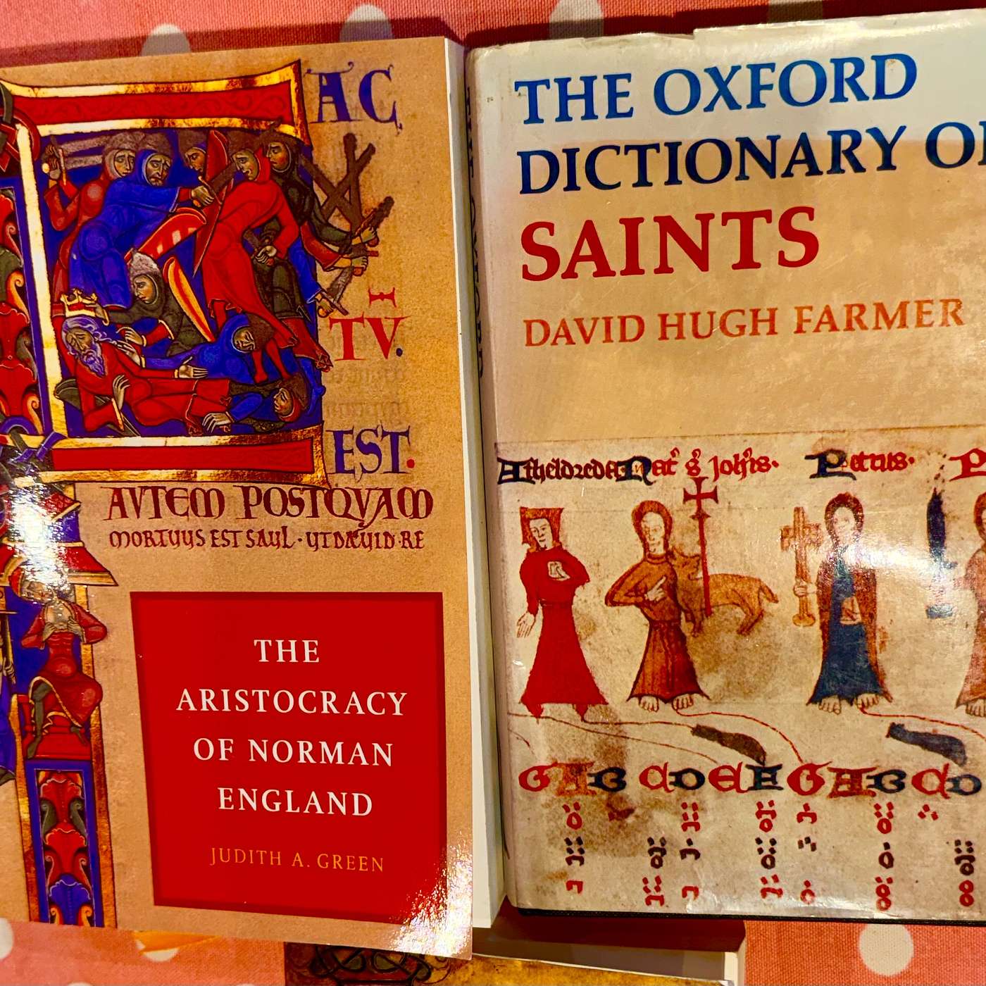 Leaning into the wind, with a few new books at my elbow; and Bede’s Fifth Book begun on Farne Island.