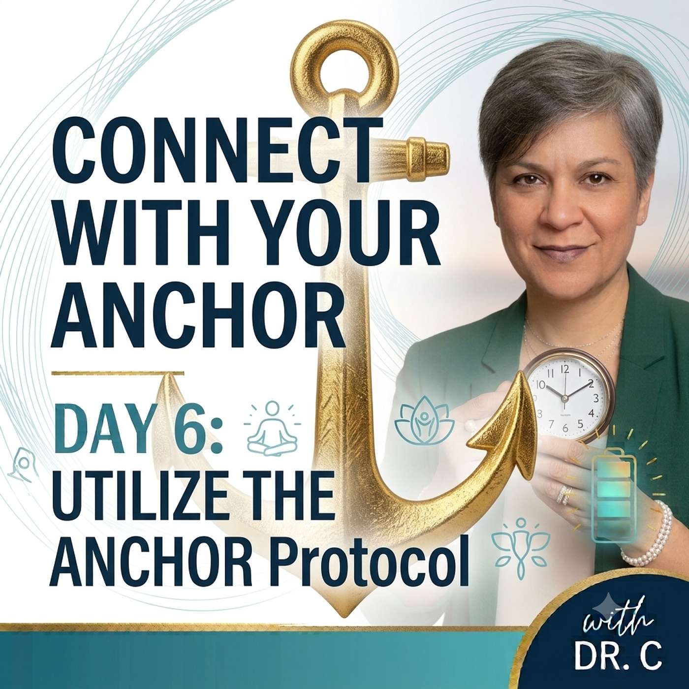 3-Min Burnout Reset: Connect with Your Anchor & Calm Your Nervous System | Day 6 — LIFE Podcast with Dr. C