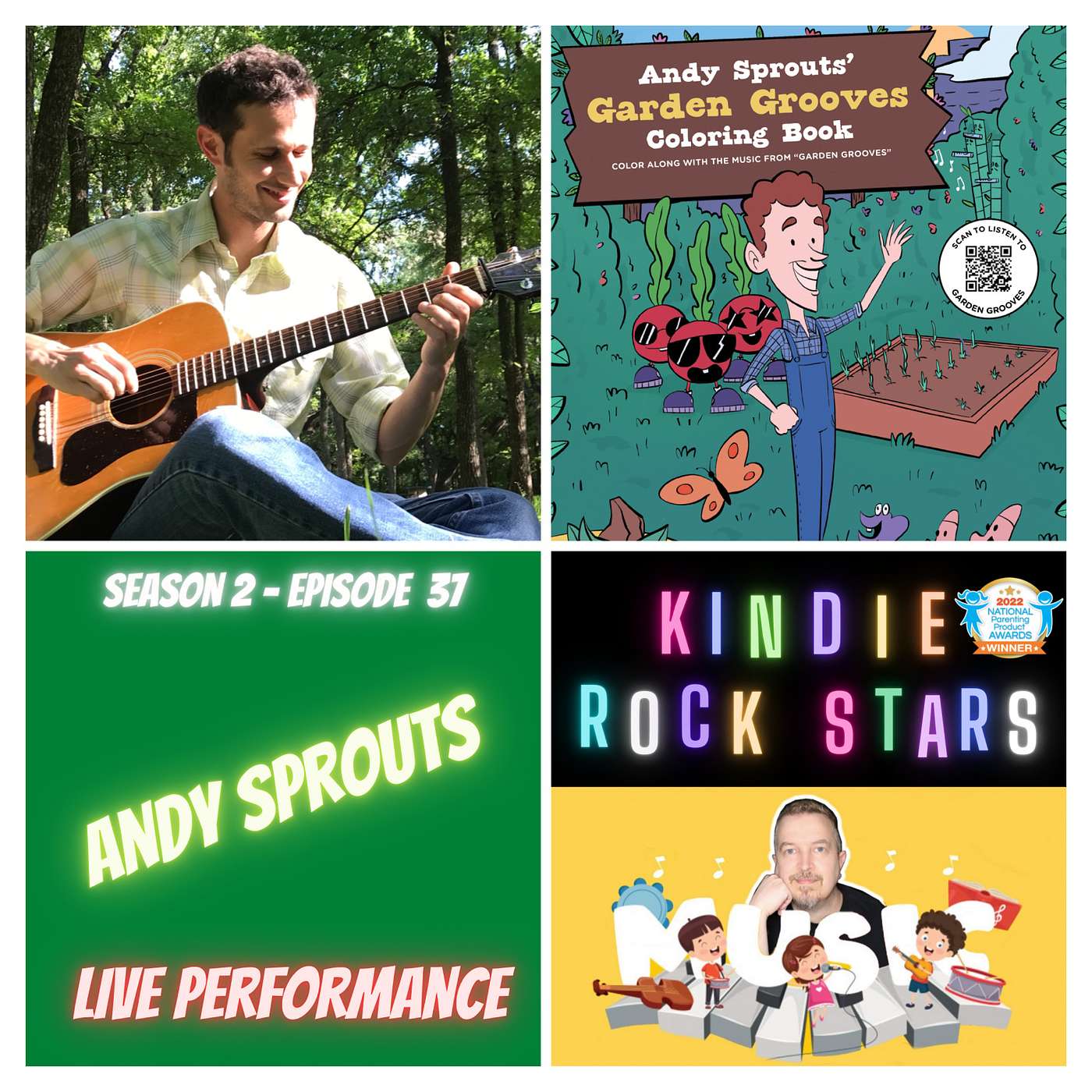 Season 2 Ep 37 - ANDY SPROUTS - Live Performance