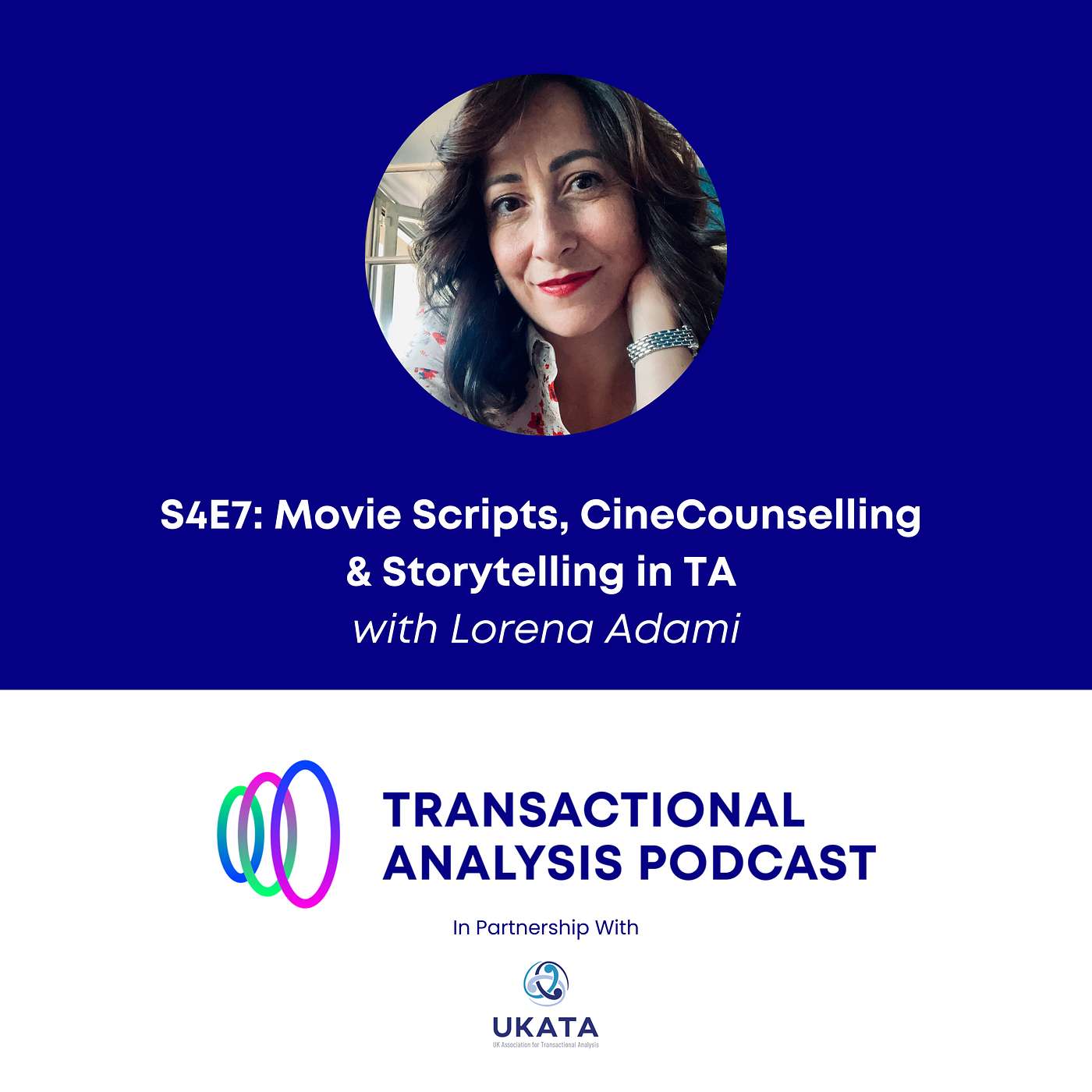 S4E7: Movie Scripts, CineCounselling & Storytelling in TA with Lorena Adami S4E7: Movie Scripts, CineCounselling & Storytelling in TA with Lorena Adami