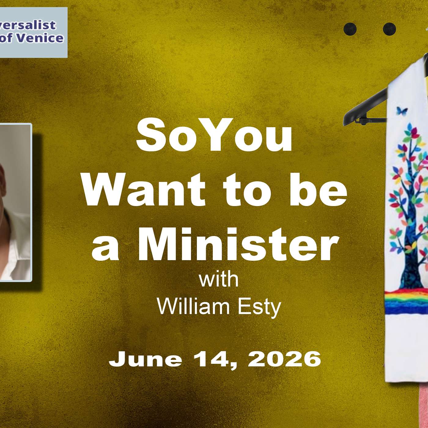 "So You Want to be a Minister" with Will Esty episode artwork