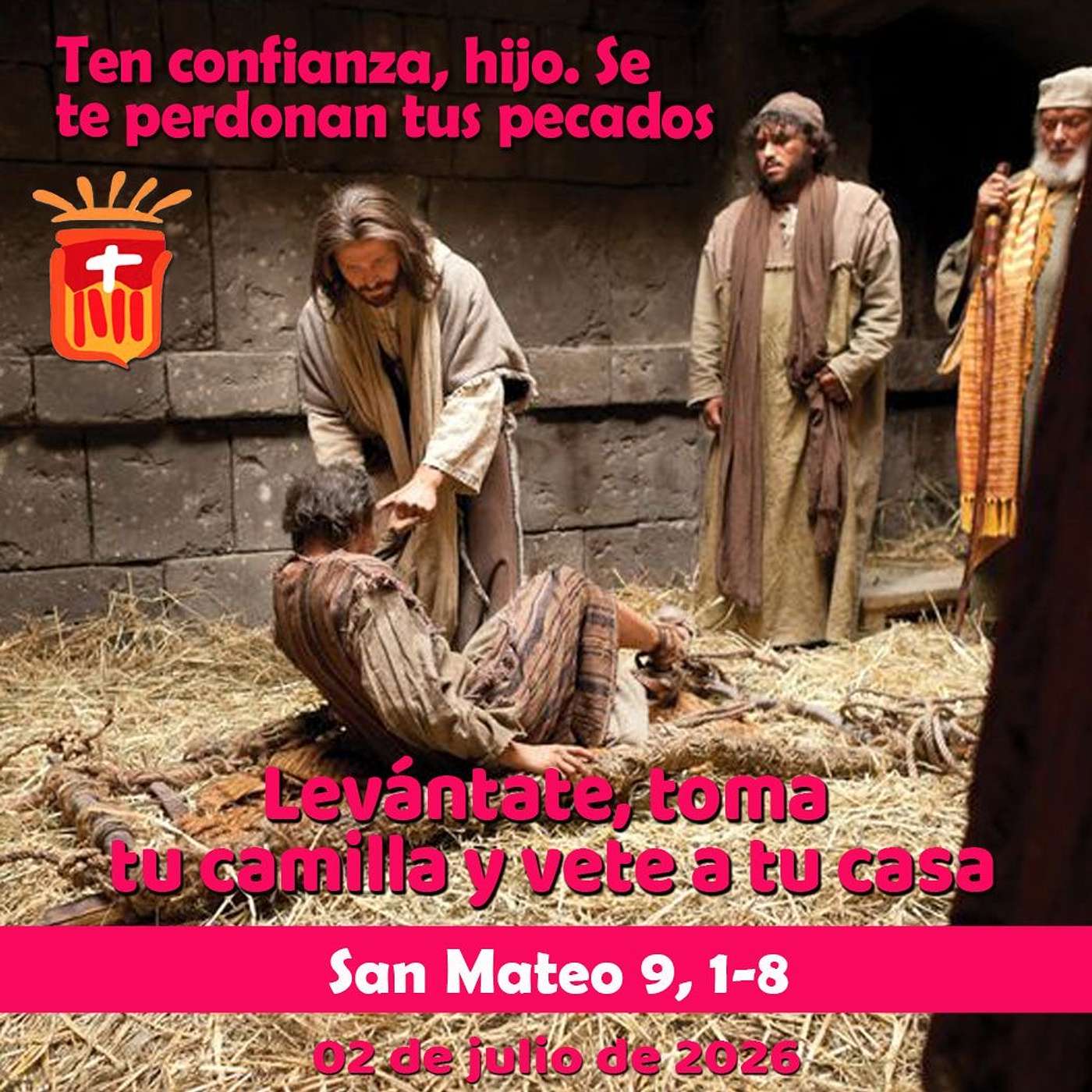 2026-07-02 San Mateo 9, 1-8: Viernes XIII Ordinario