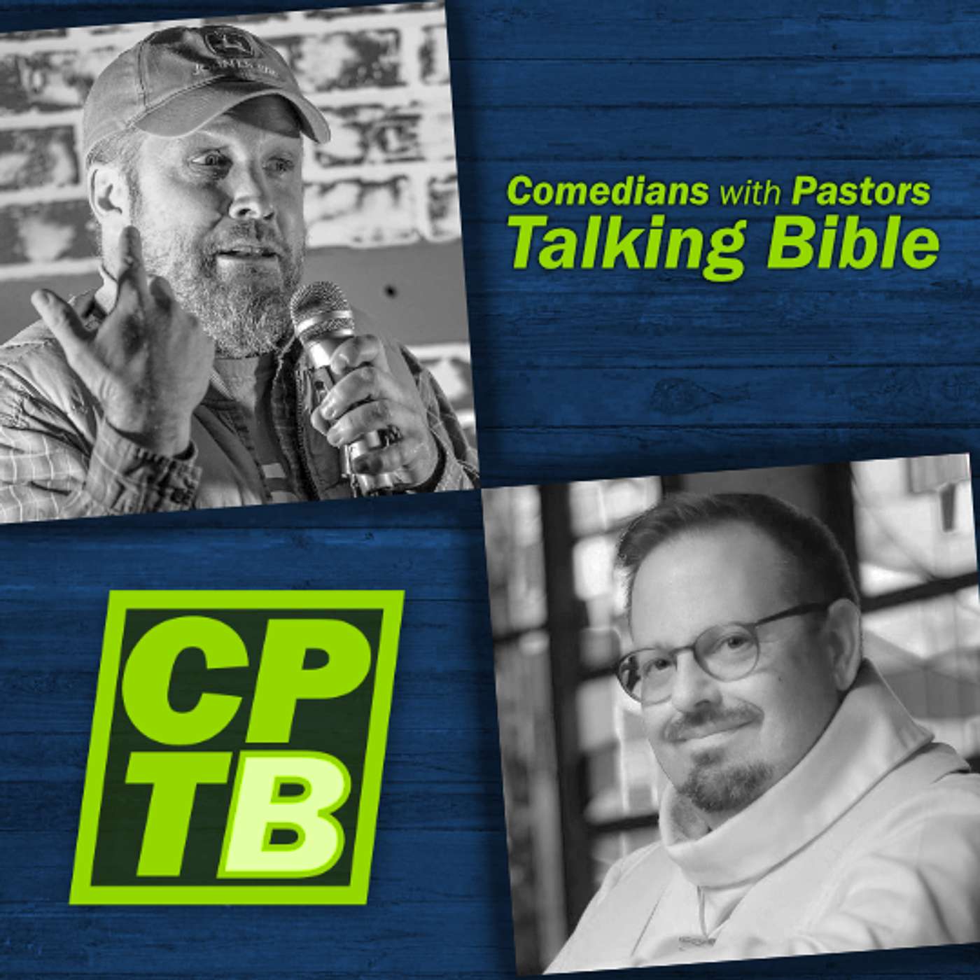 Comedians with Pastors Talking Bible