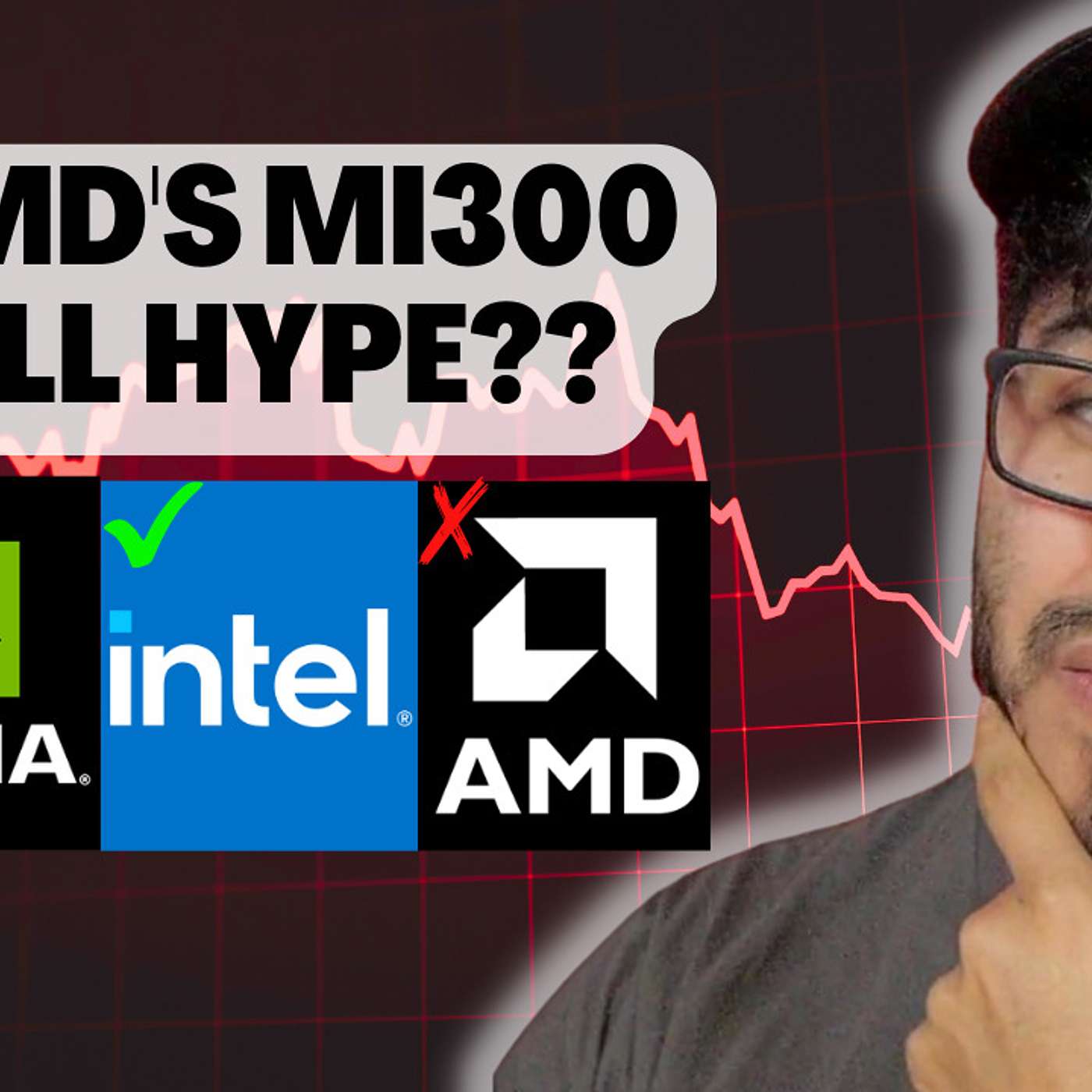 Intel and Nvidia Stock Surge as AMD's MI300 Hype Falls Flat -- Time To Sell AMD Stock? episode artwork