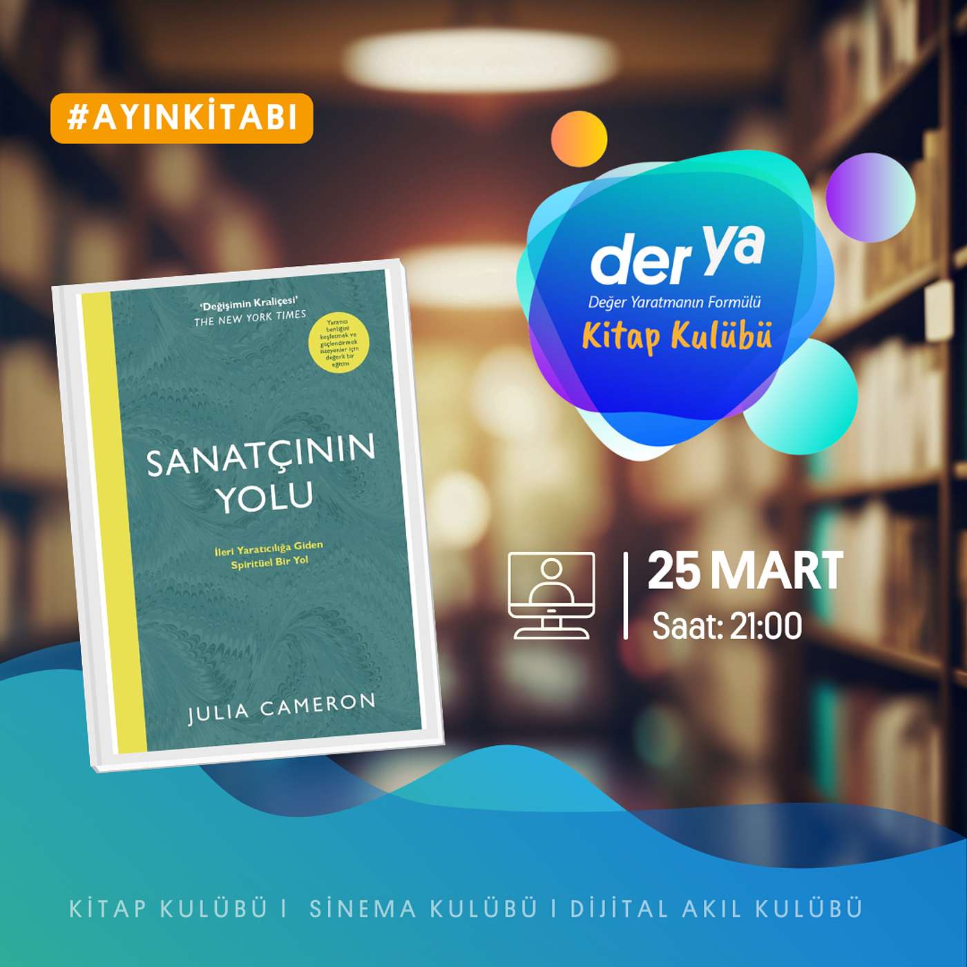 der ya Kitap Kulübü ile Sanatçının Yolu