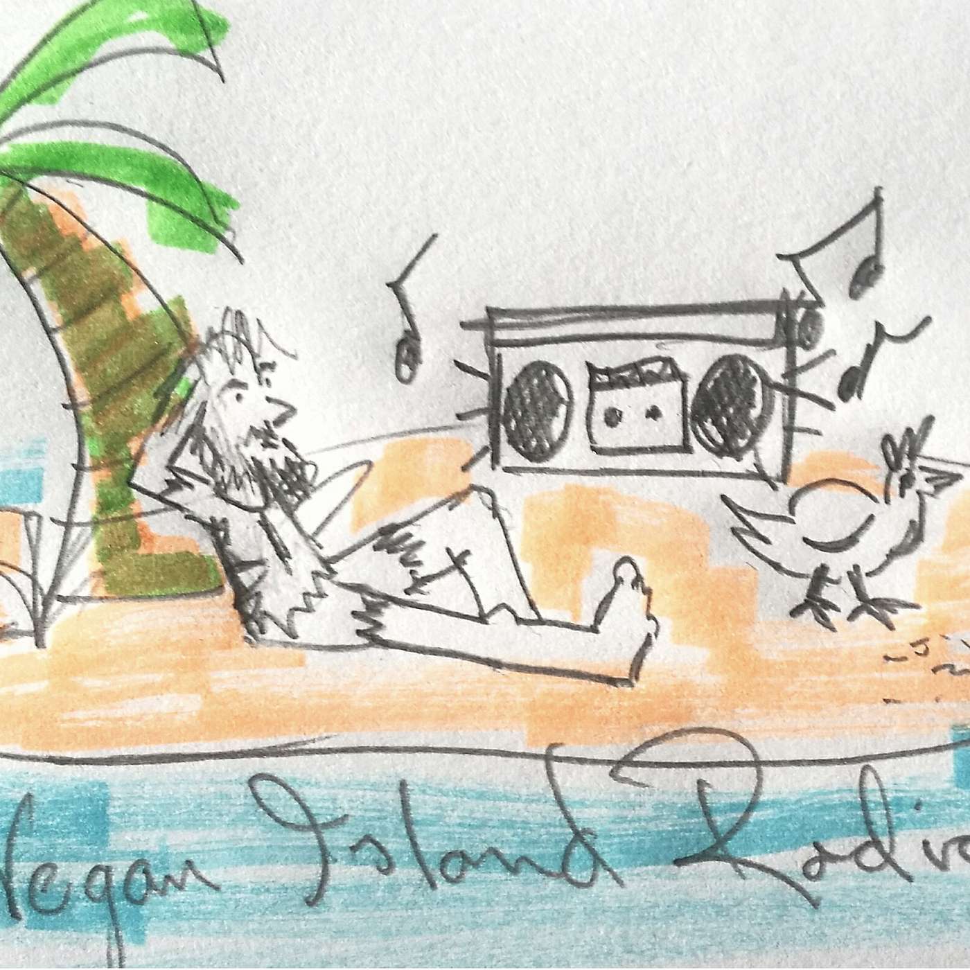 Vegan Island Radio cover art