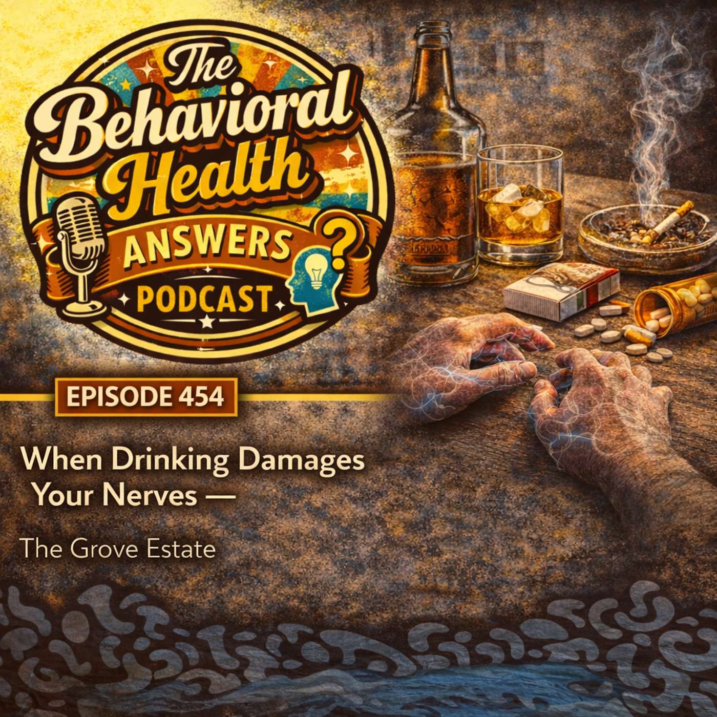 Episode 454: When Drinking Damages Your Nerves | The Grove Estate episode artwork