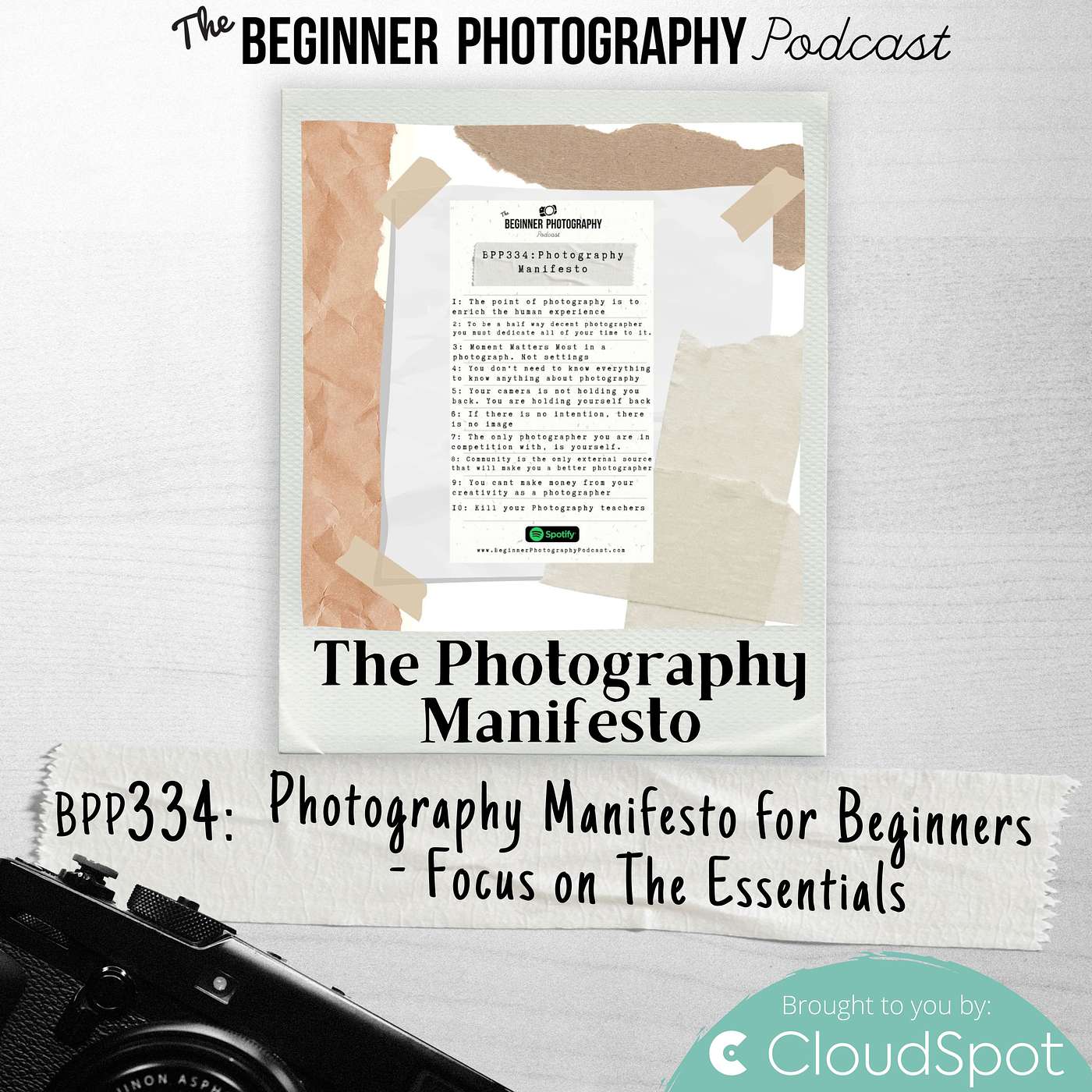 334: Photography Manifesto for Beginners - Focus on The Essentials