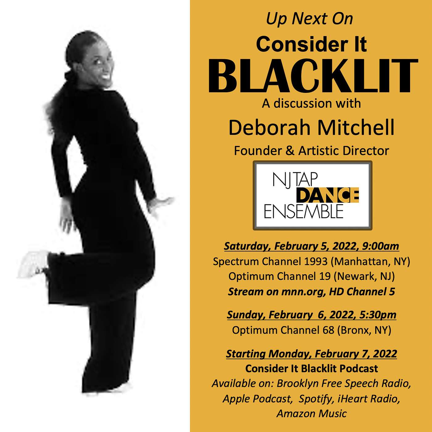 A Discussion with Deborah Mitchell, Founder of NJ Tap Dance Ensemble