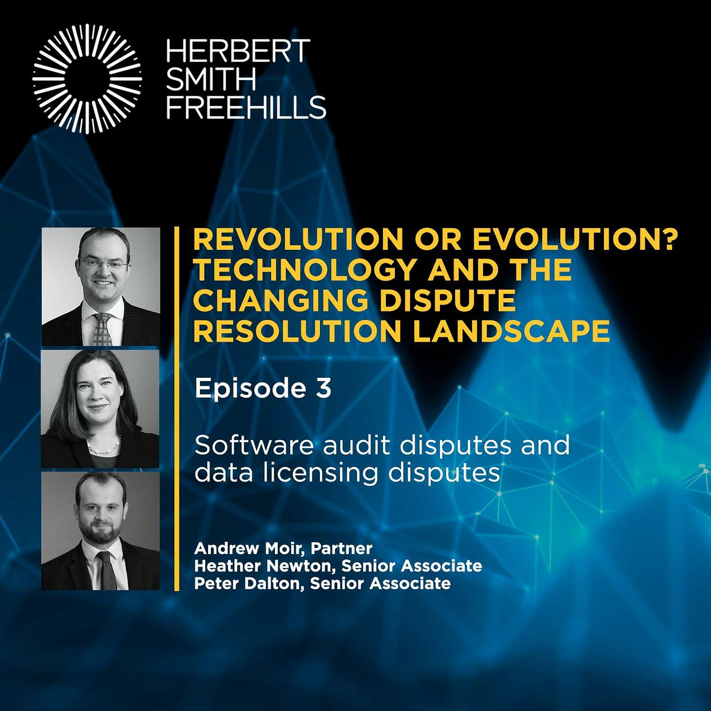 Tech Disputes series: EP3: Software audit disputes and data licensing disputes episode artwork