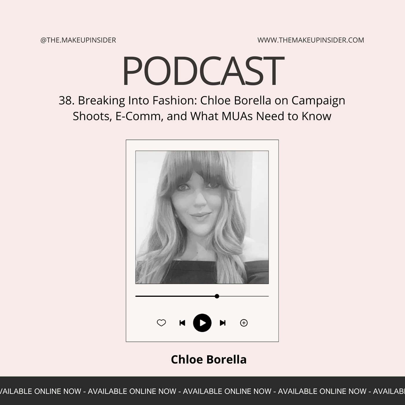 Breaking Into Fashion: Chloe Borella on Campaign Shoots, E-Comm, and What MUAs Need to Know
