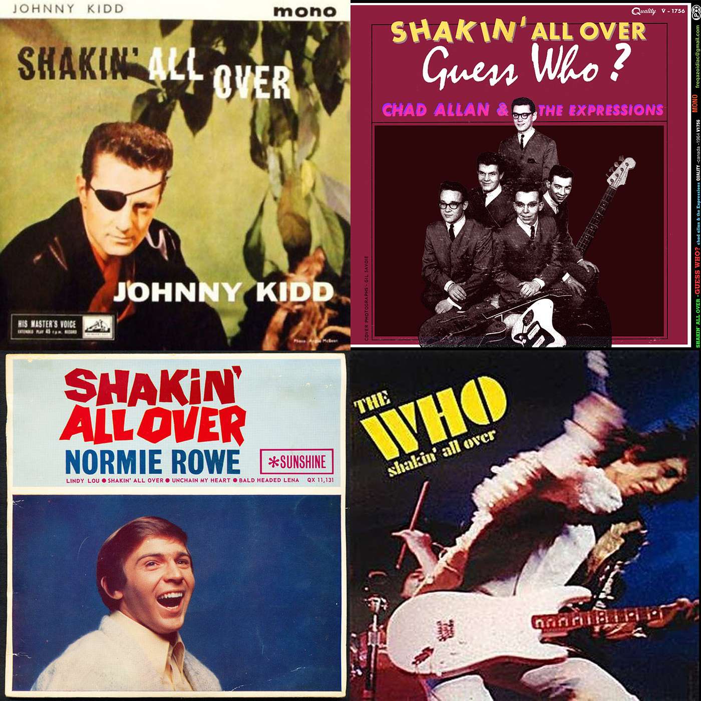 Songs That Were Covers: Shakin' All Over Songs That Were Covers: Shakin' All Over
