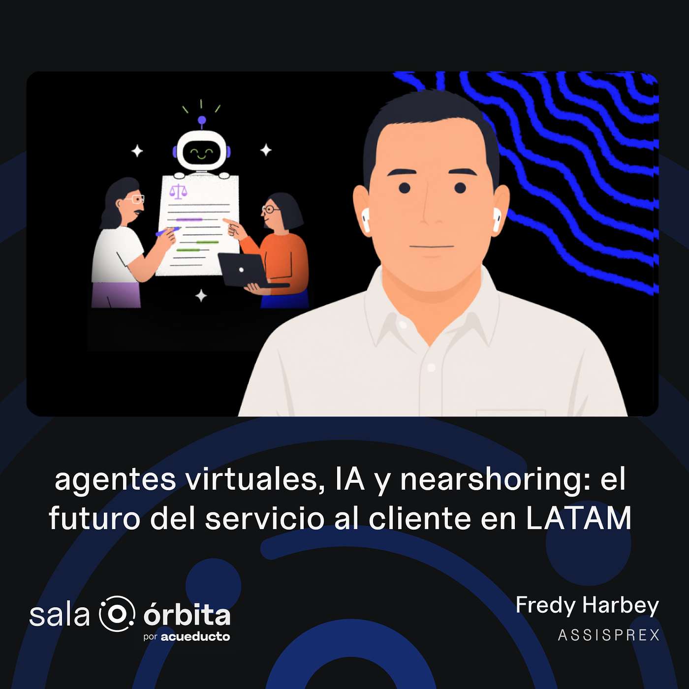 E36: Agentes virtuales, IA y nearshoring: el futuro del servicio al cliente en LATAM, Fredy Harbey episode artwork